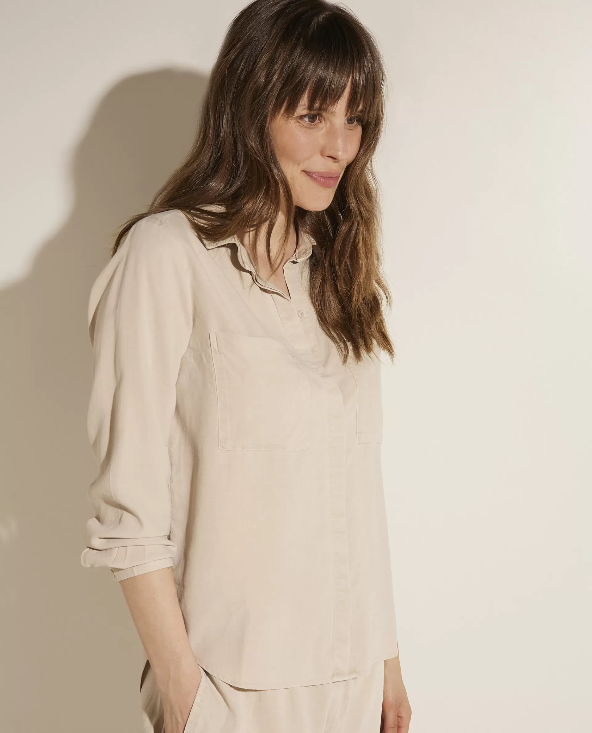 Cheap Lichte Blouse Met Zakken Vrouwen Blouses