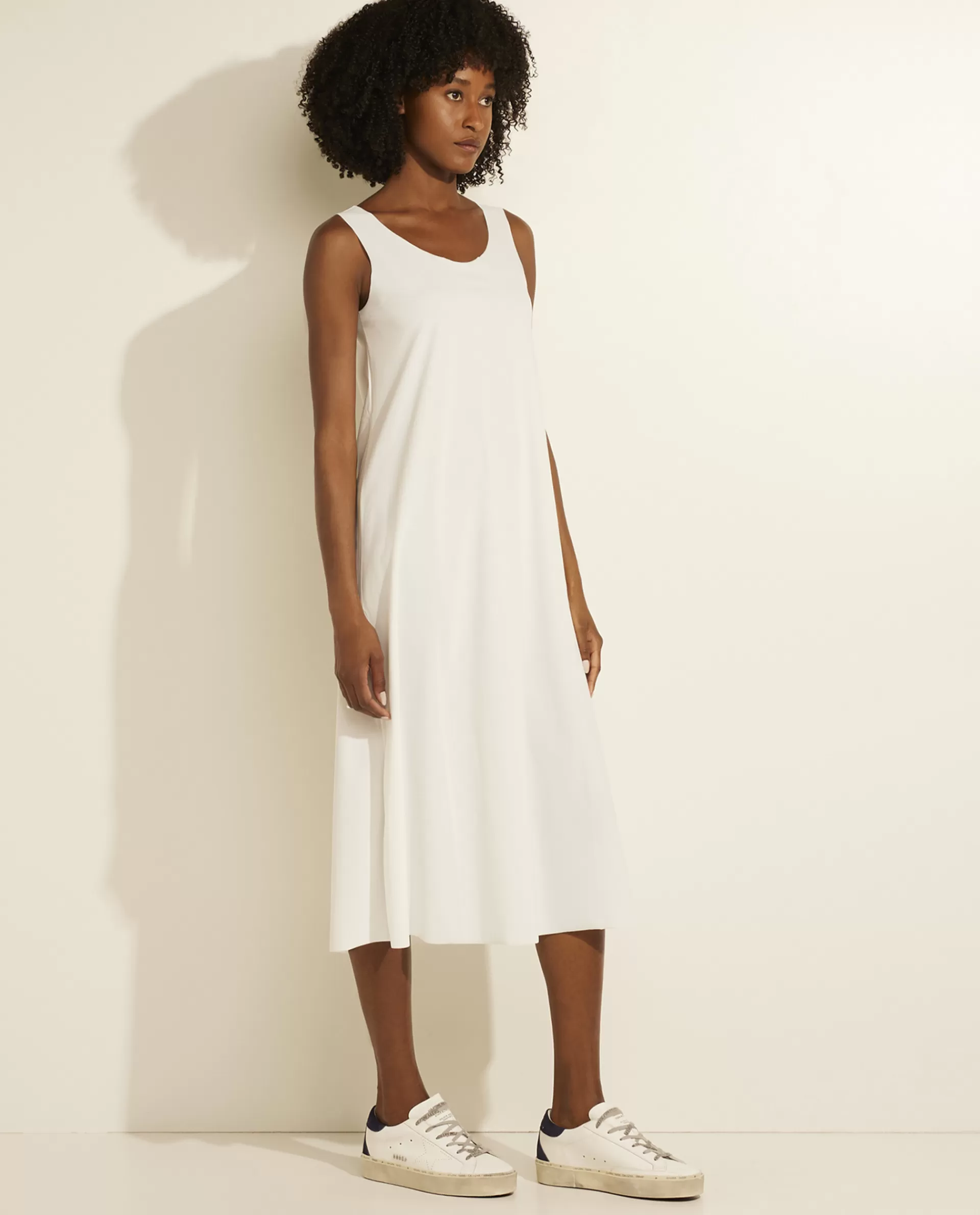 Shop Lichte Mouwloze Jurk Vrouwen Jurken