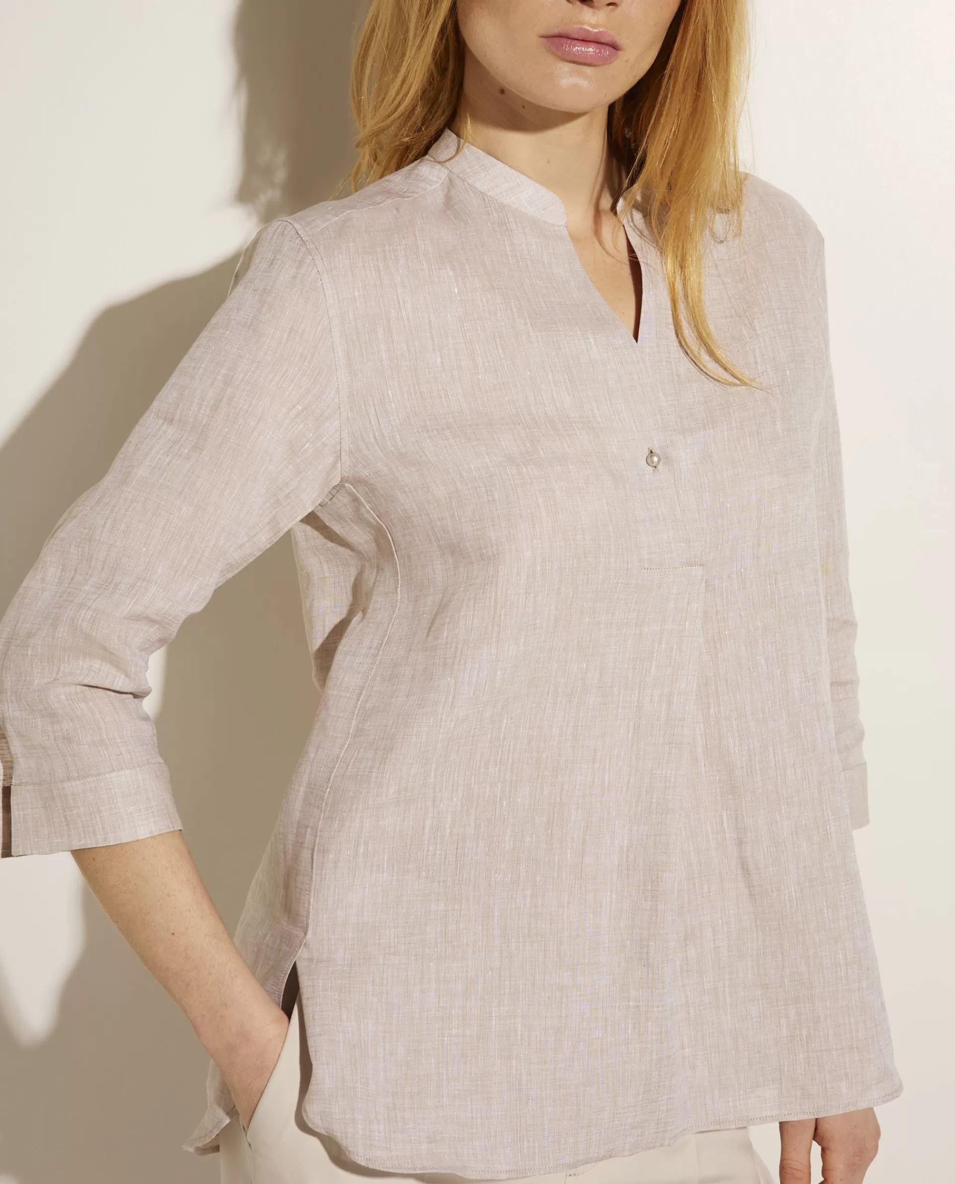 Hot Linnen Blouse Vrouwen Blouses