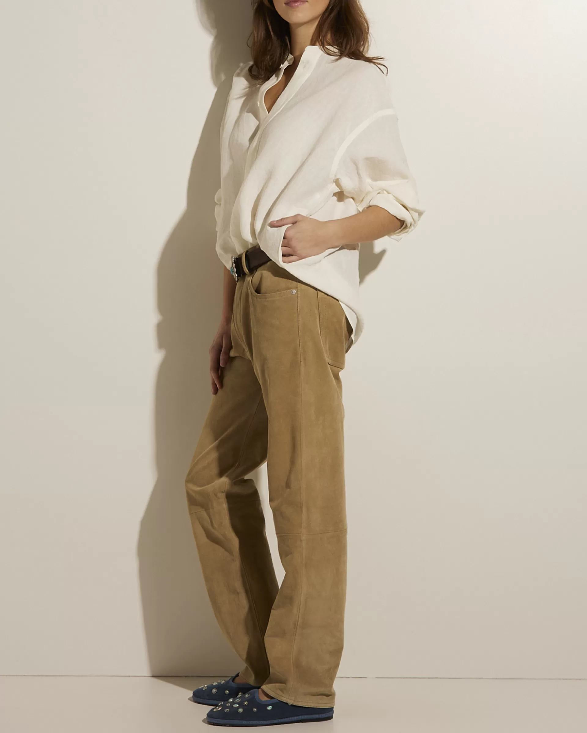 Store Linnen Blouse Vrouwen Blouses