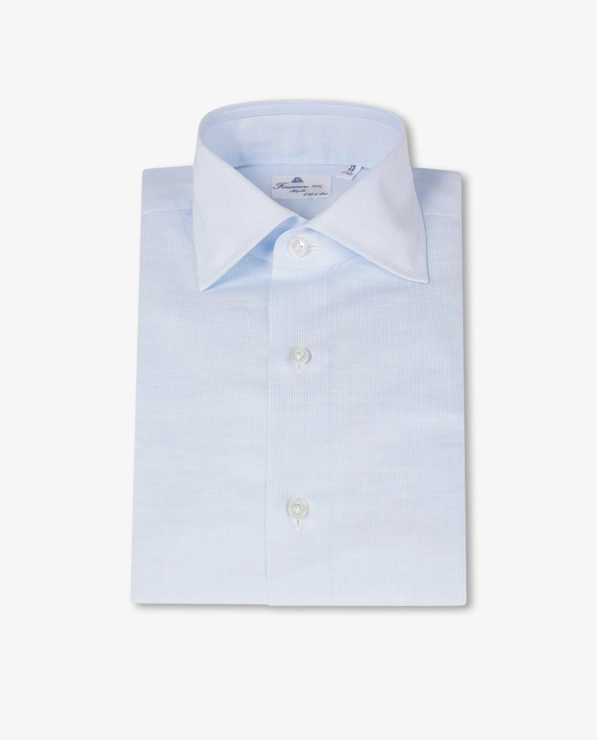 Outlet Linnen-Mix Shirt Mannen Shirts