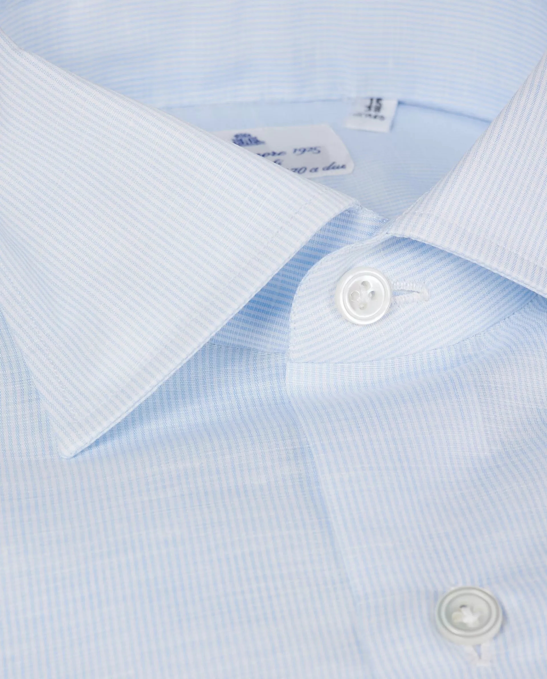 Outlet Linnen-Mix Shirt Mannen Shirts