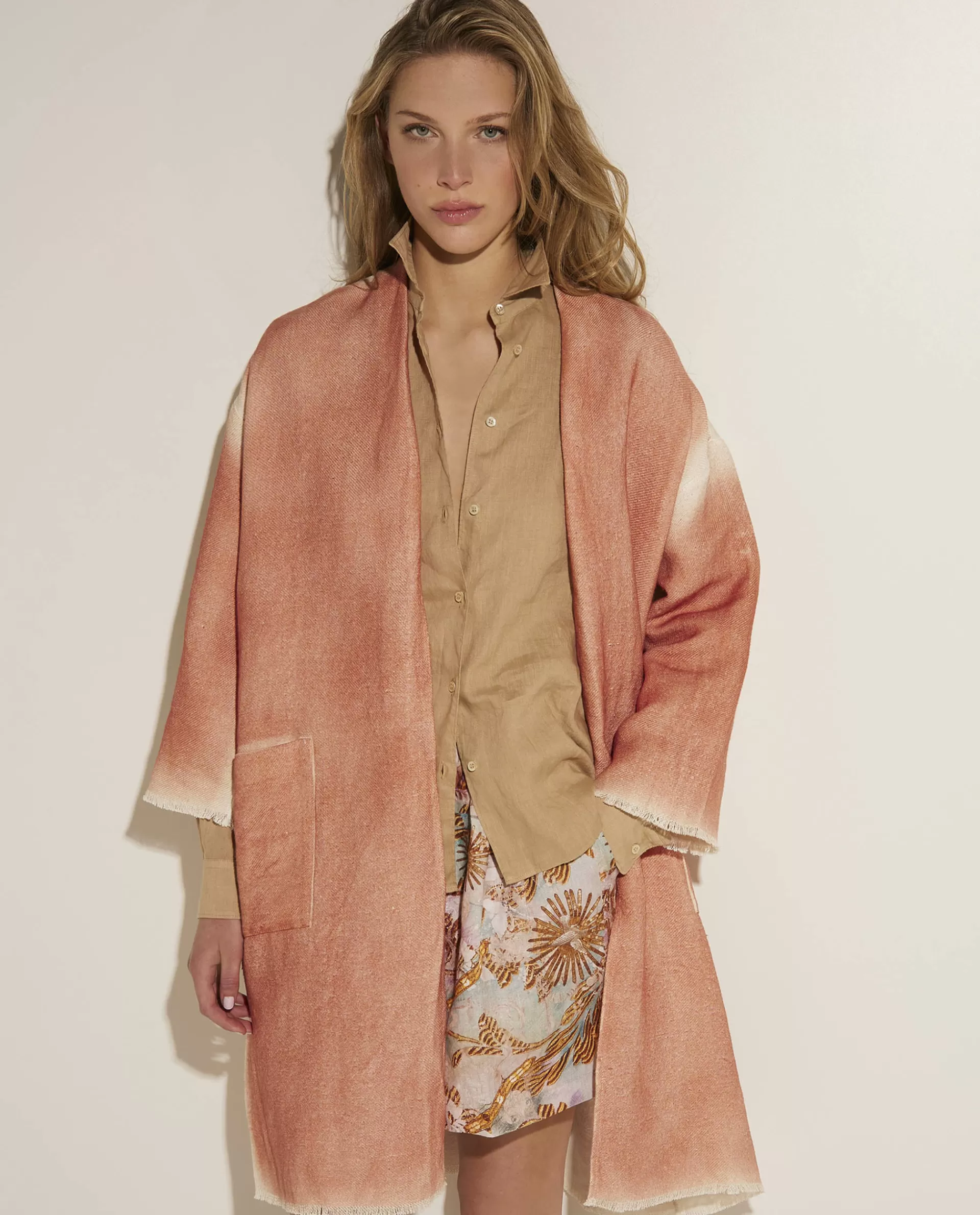 Outlet Linnen-Zijde Vest Vrouwen Knitwear
