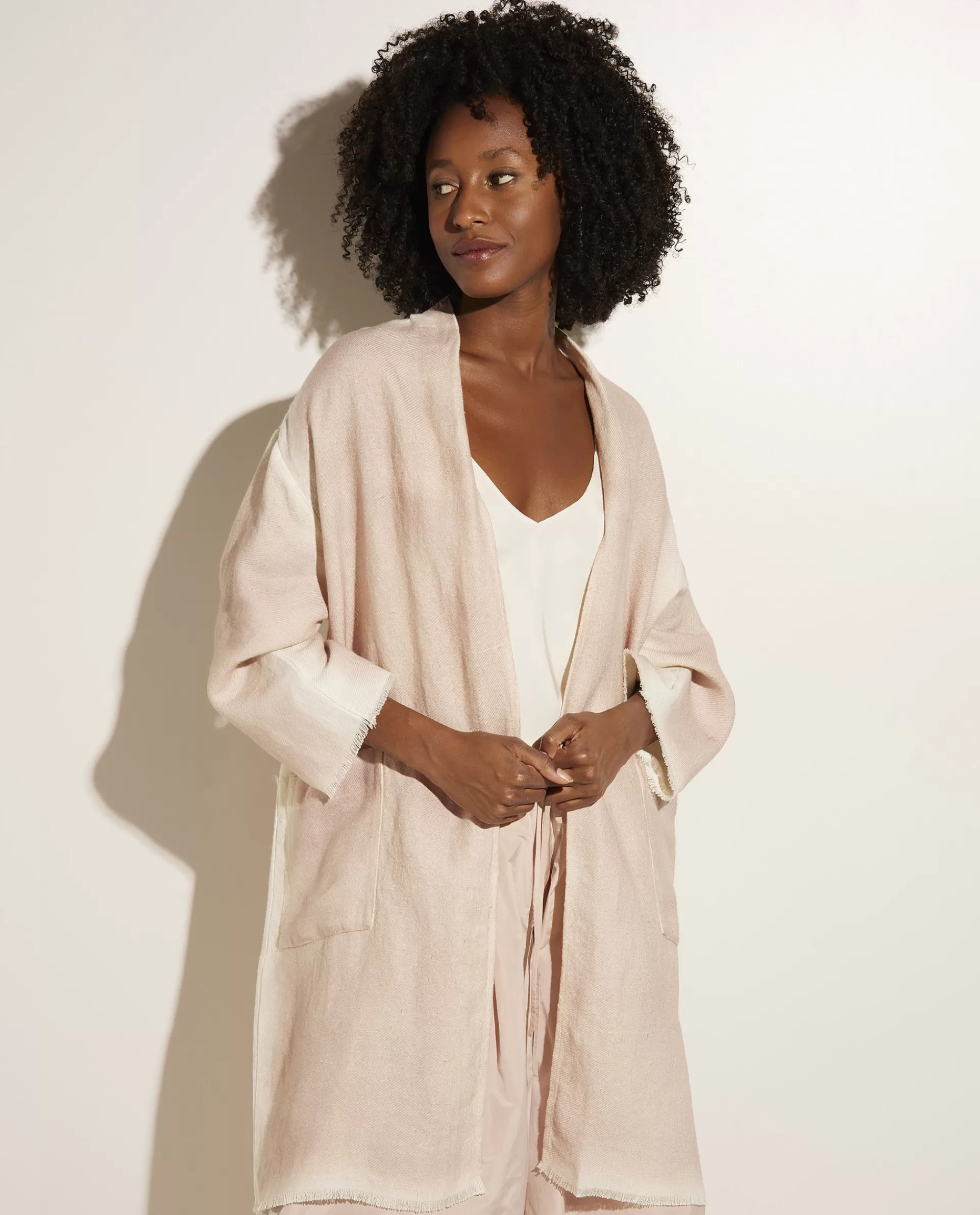 Online Linnen-Zijden Vest Vrouwen Knitwear