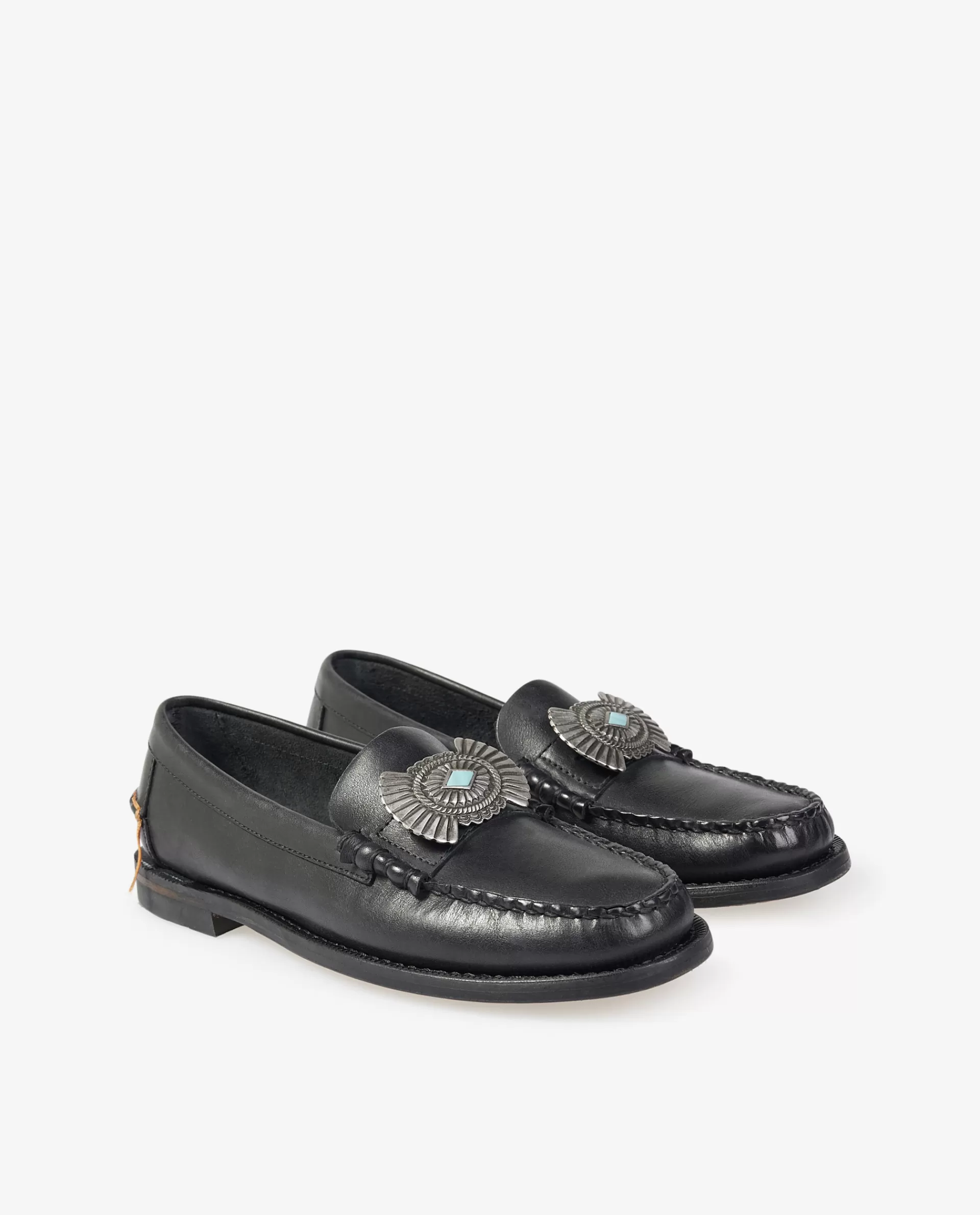 Fashion Loafers Met Concho Vrouwen Schoenen