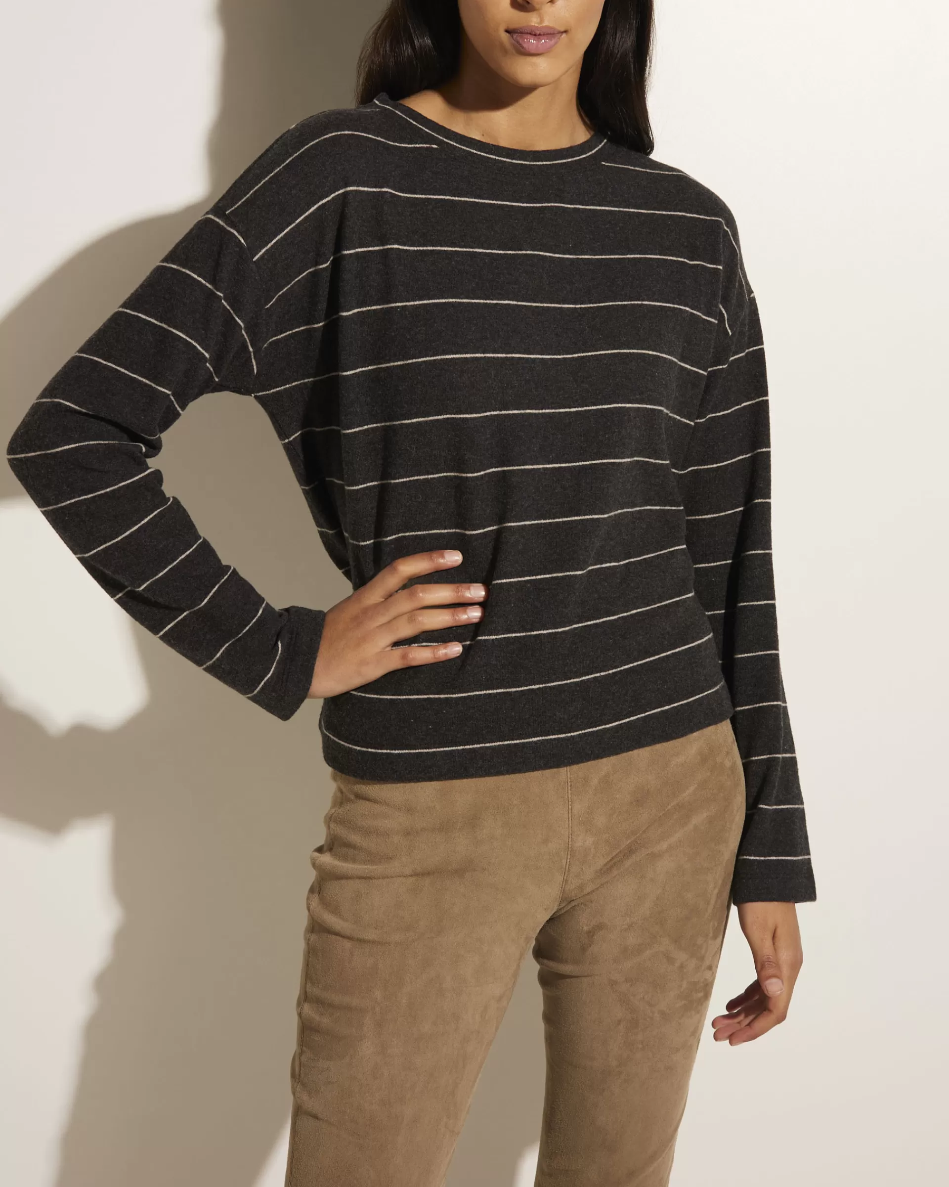 Cheap Longsleeve Met Streep Vrouwen Knitwear