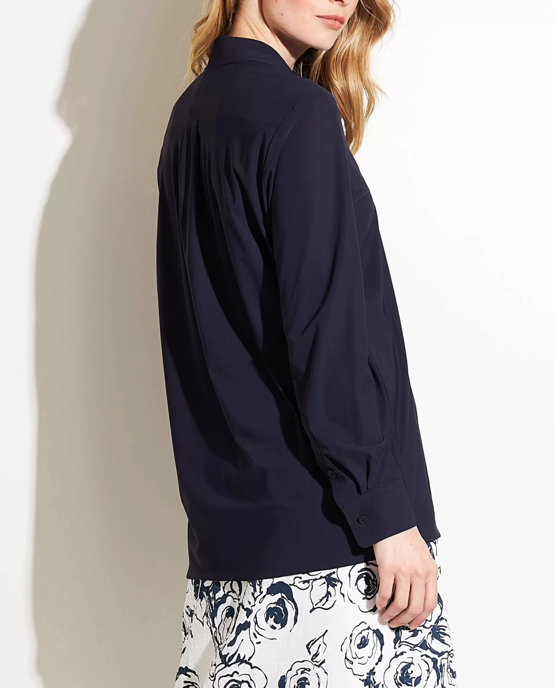 Discount Losvallende Blouse In Stretch Vrouwen Blouses