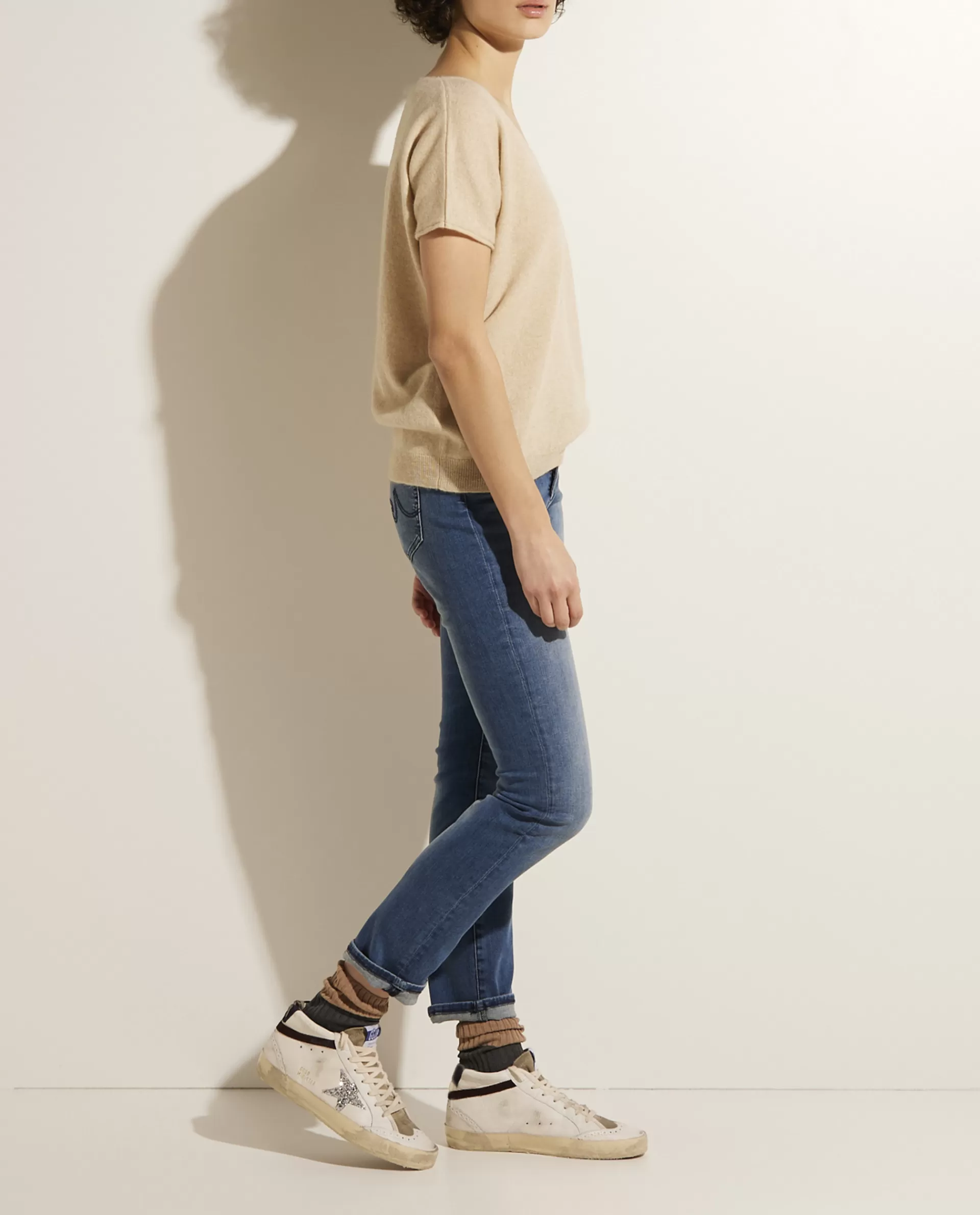 Cheap Mari High-Rise Straight Jeans Vrouwen Broeken