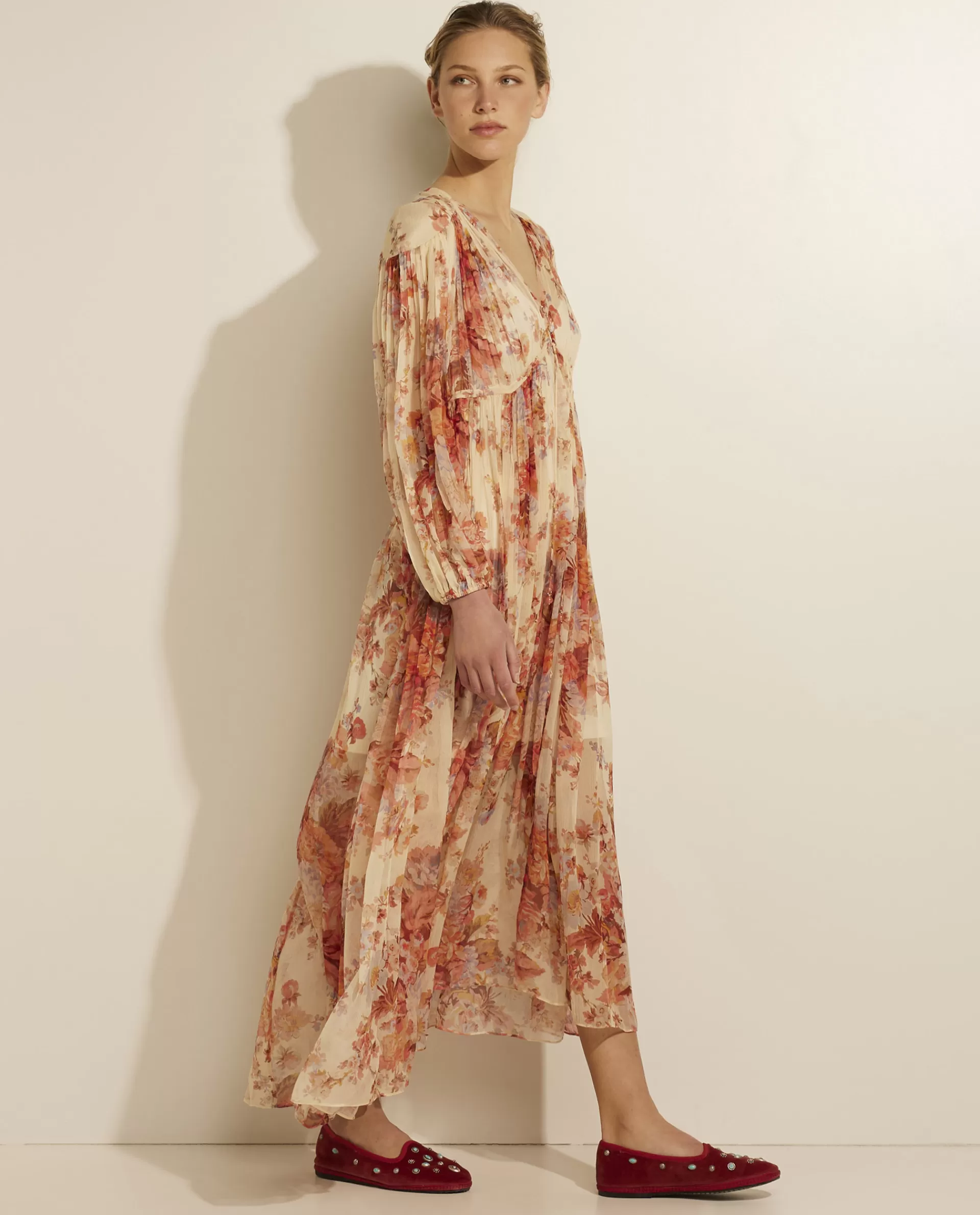 Sale Maxi Jurk Met Print Vrouwen Jurken