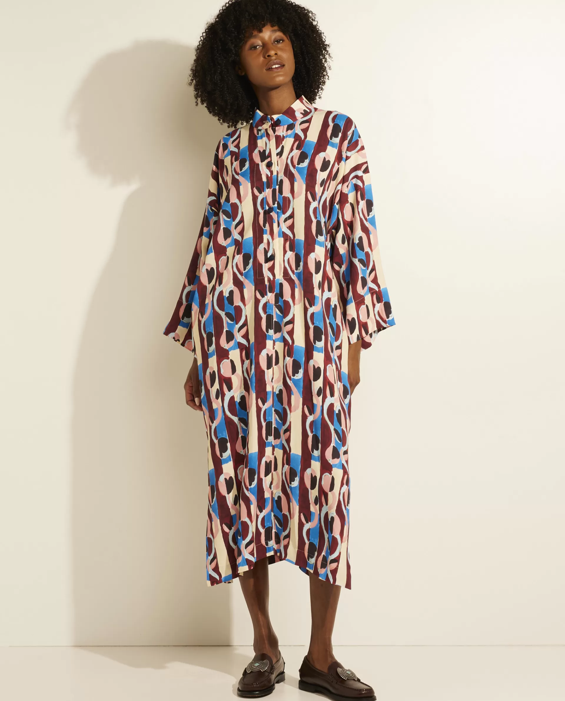 Clearance Maxi Jurk Met Print Vrouwen Jurken