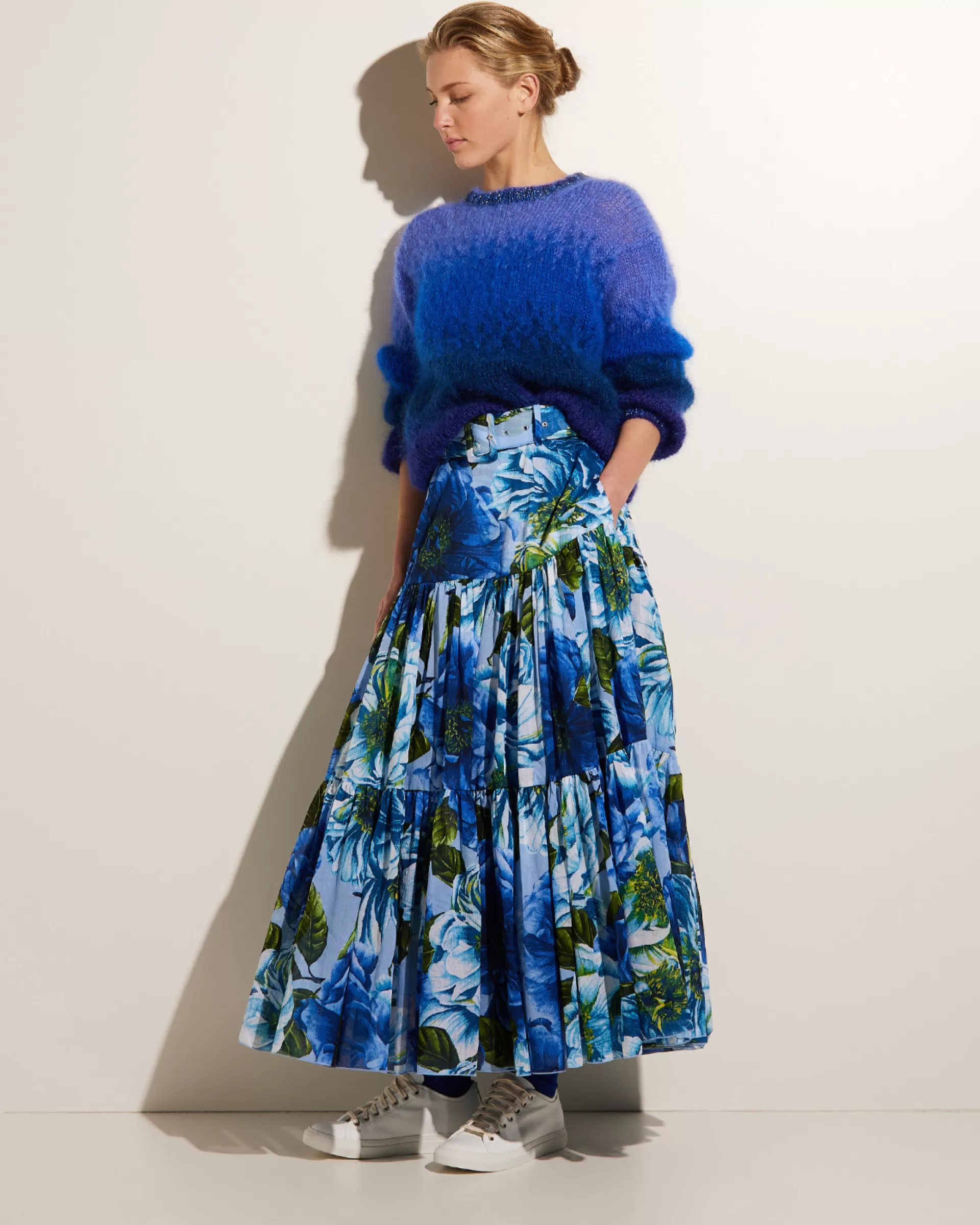 Shop Midi Rok Met Print Vrouwen Rokken