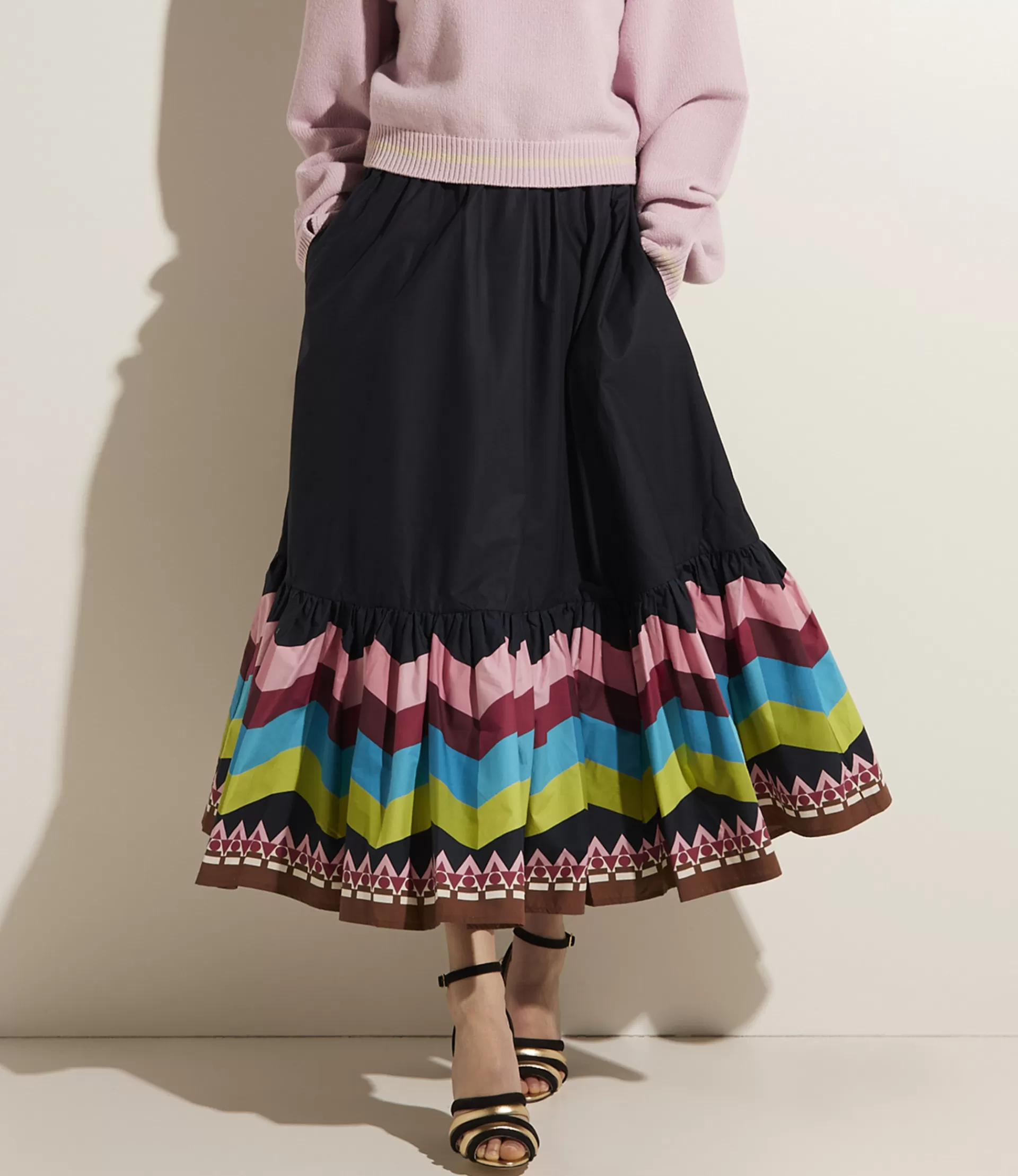 Best Midi Rok Met Print Vrouwen Rokken