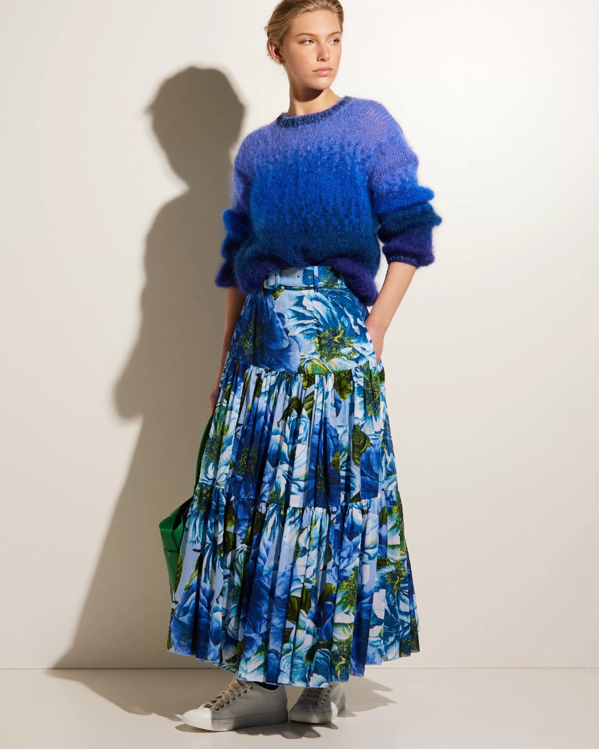Shop Midi Rok Met Print Vrouwen Rokken