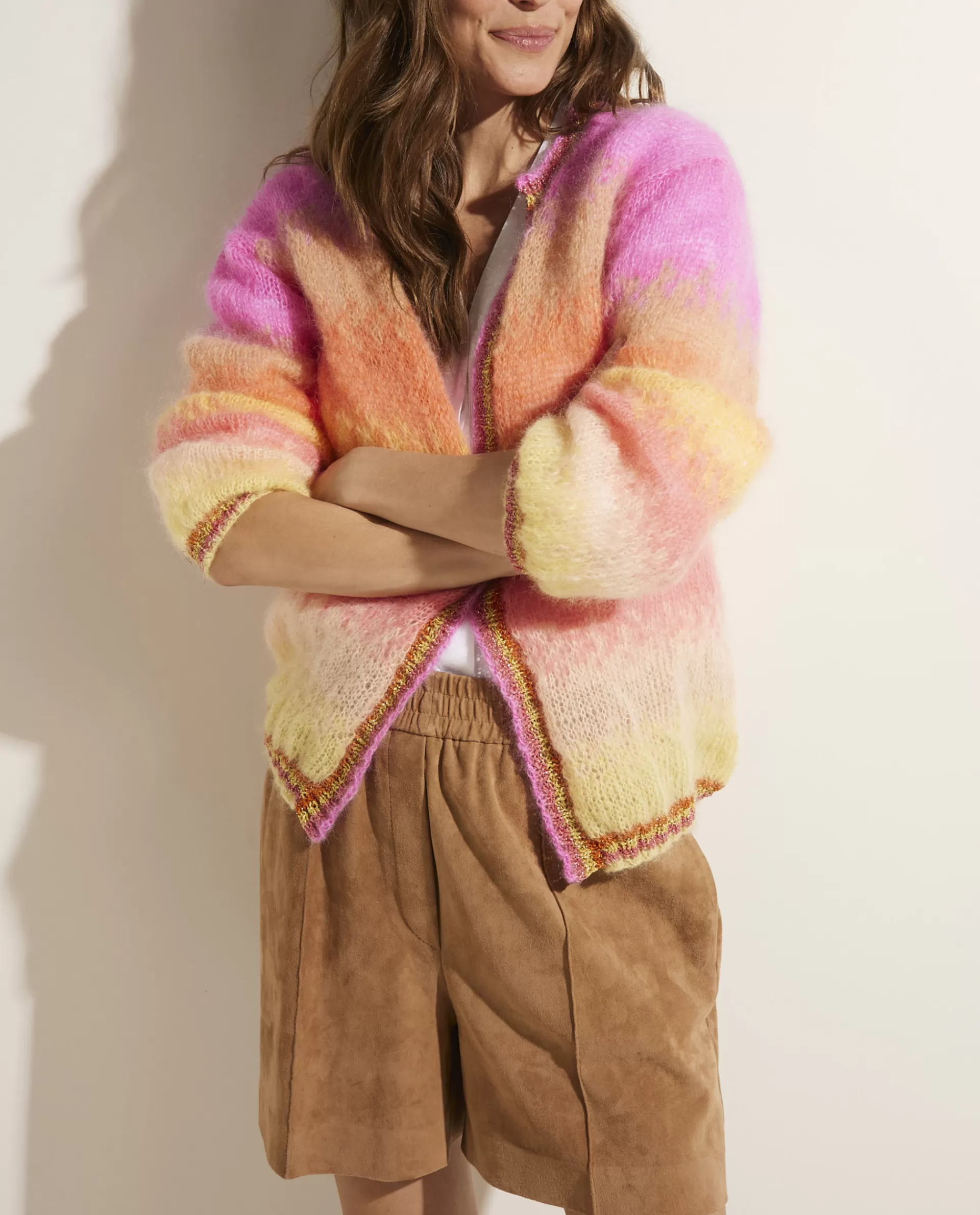 Outlet Mohair Vest Vrouwen Knitwear