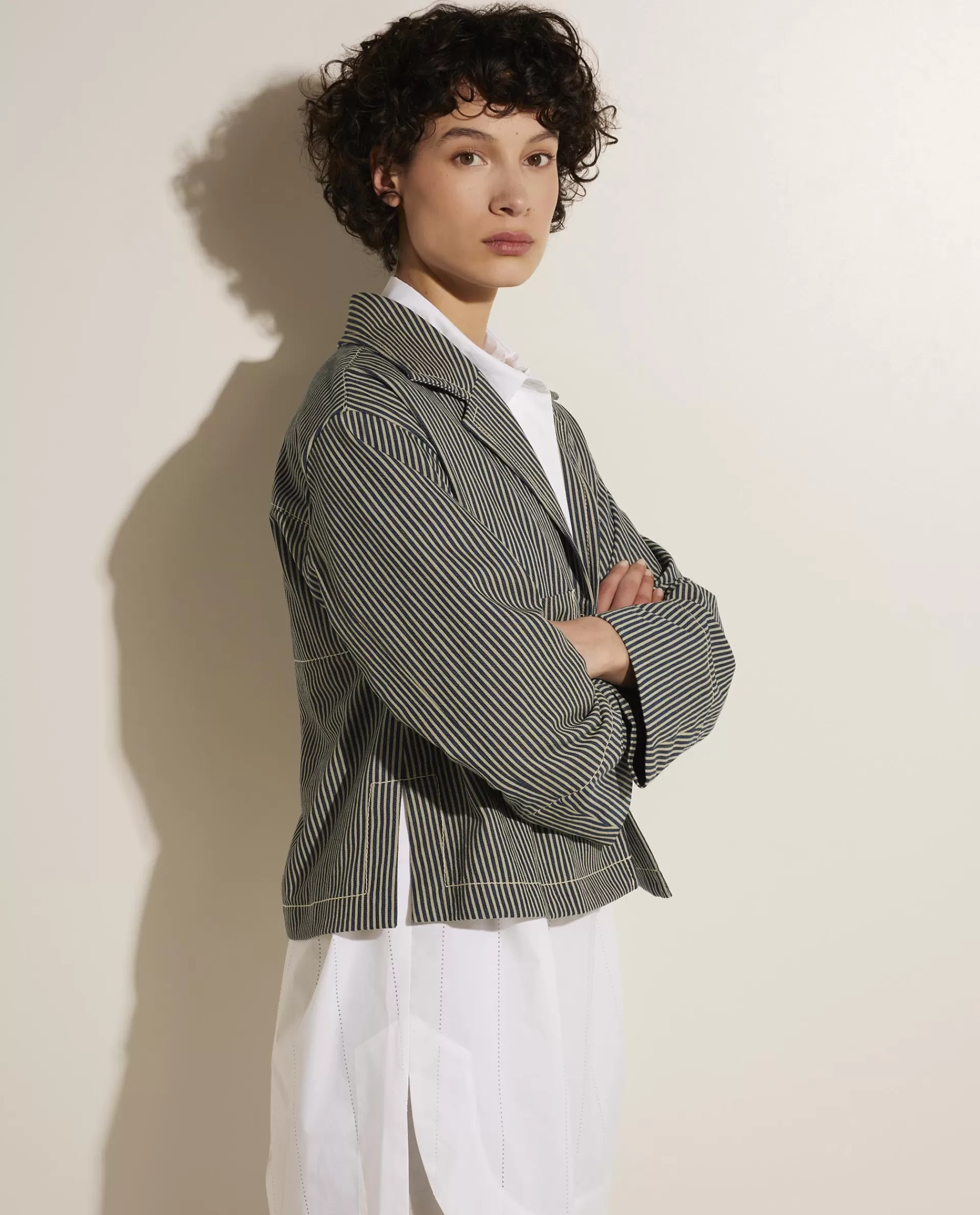 Clearance Oversized Katoenen Jasje Vrouwen Jassen