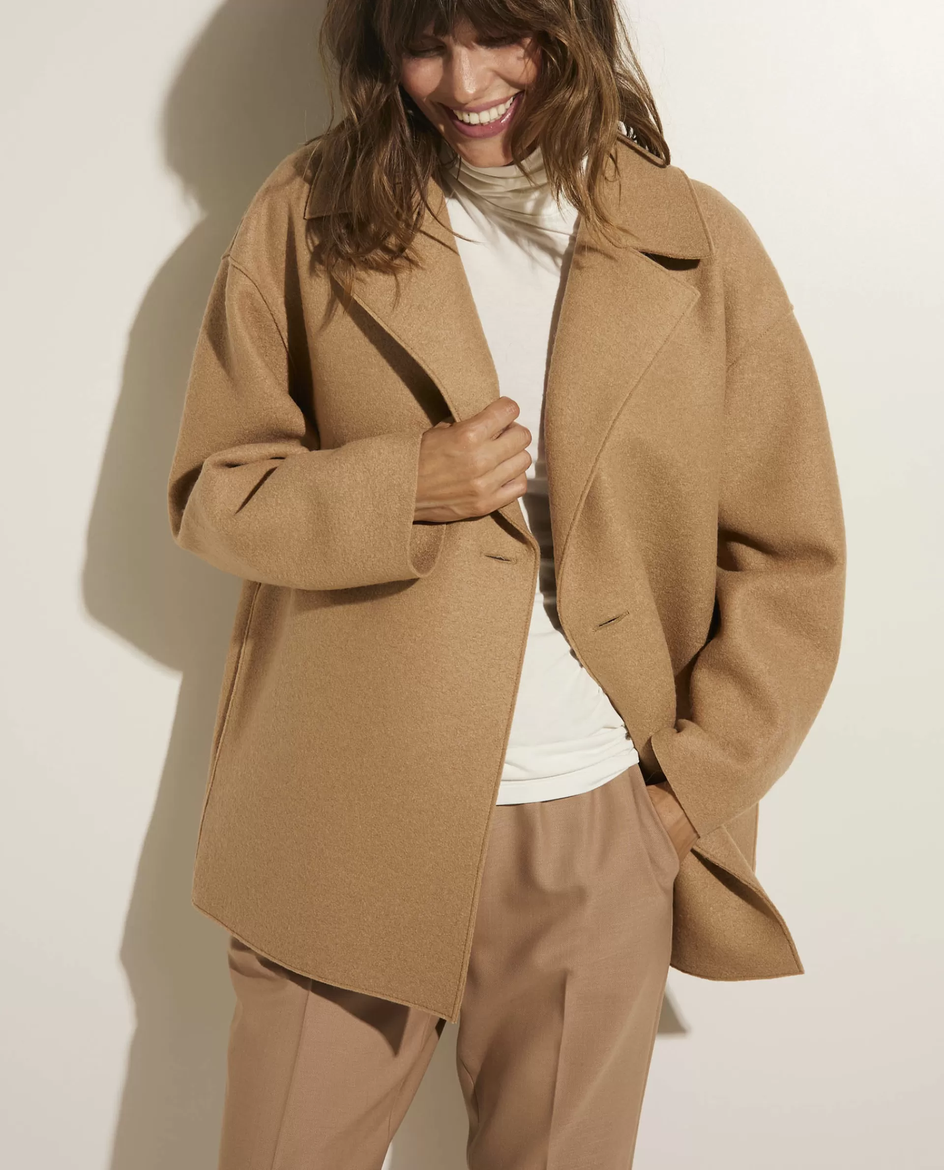 New Oversized Wollen Jas Vrouwen Jassen