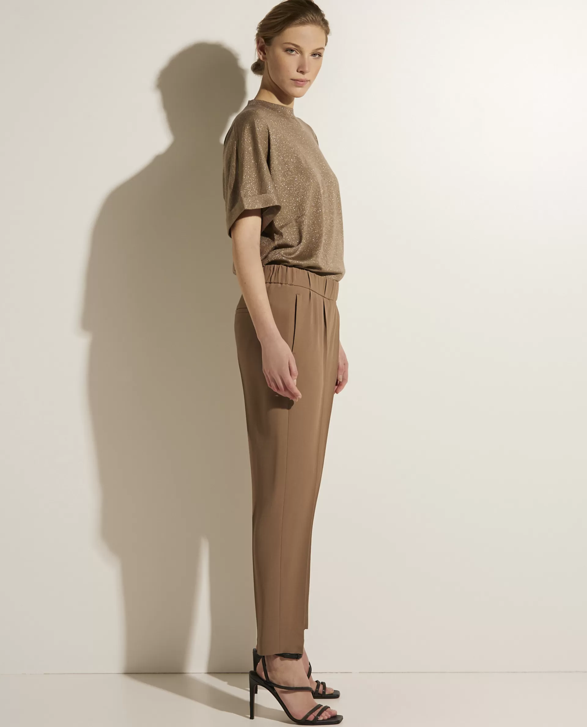 Cheap Pantalon In Zijde-Mix Vrouwen Broeken