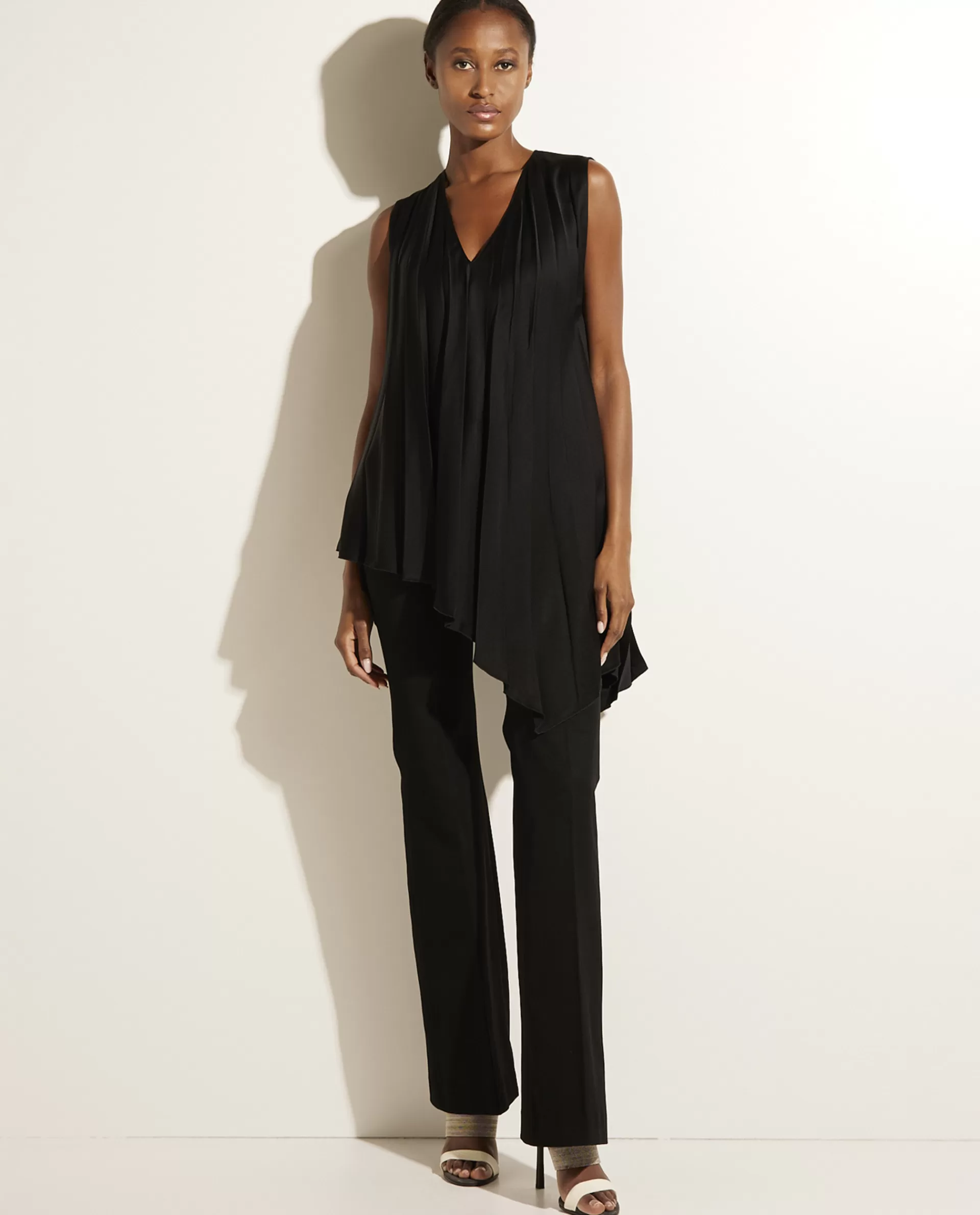 Store Pantalon Met Wijde Pijpen Vrouwen Broeken