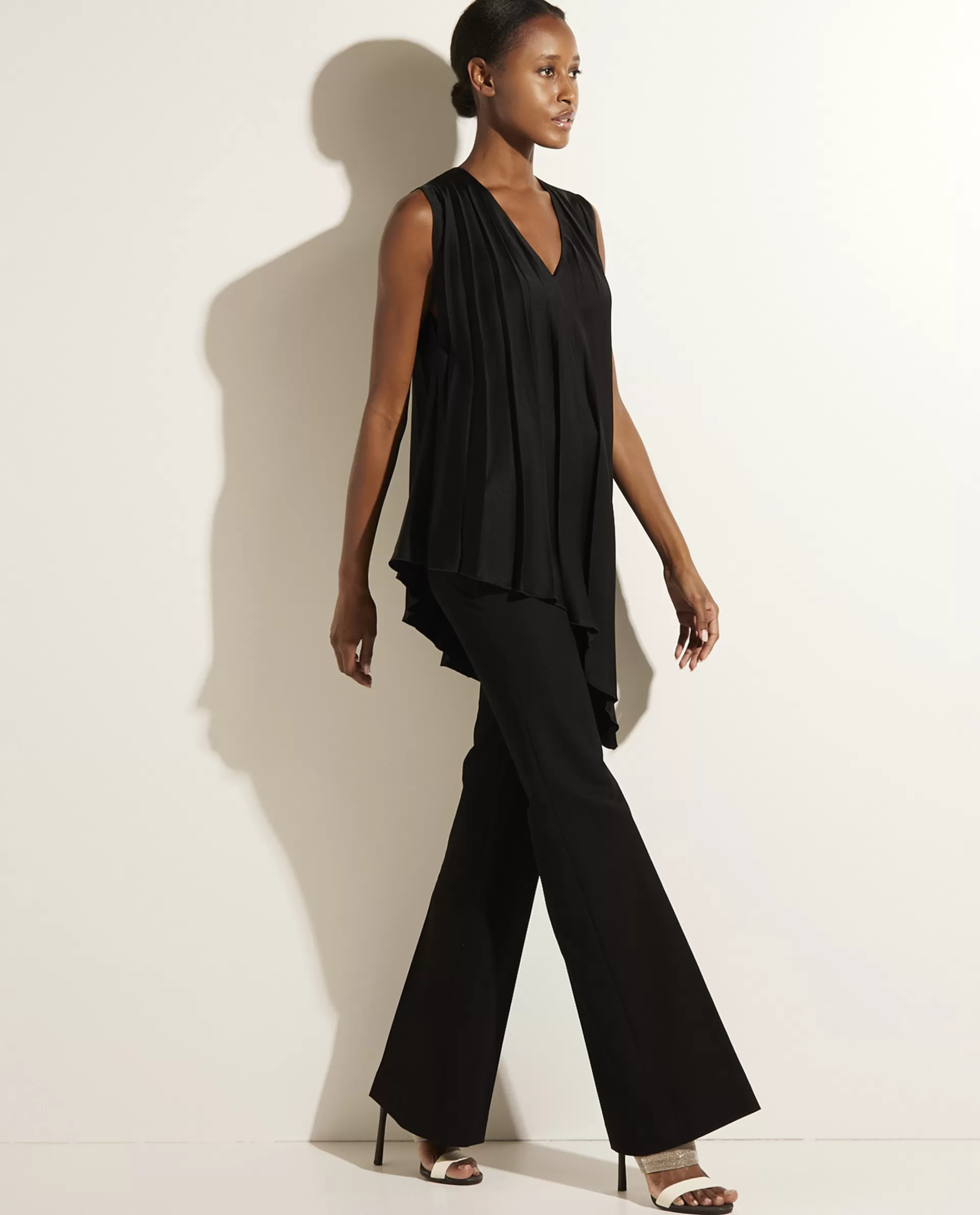 Store Pantalon Met Wijde Pijpen Vrouwen Broeken