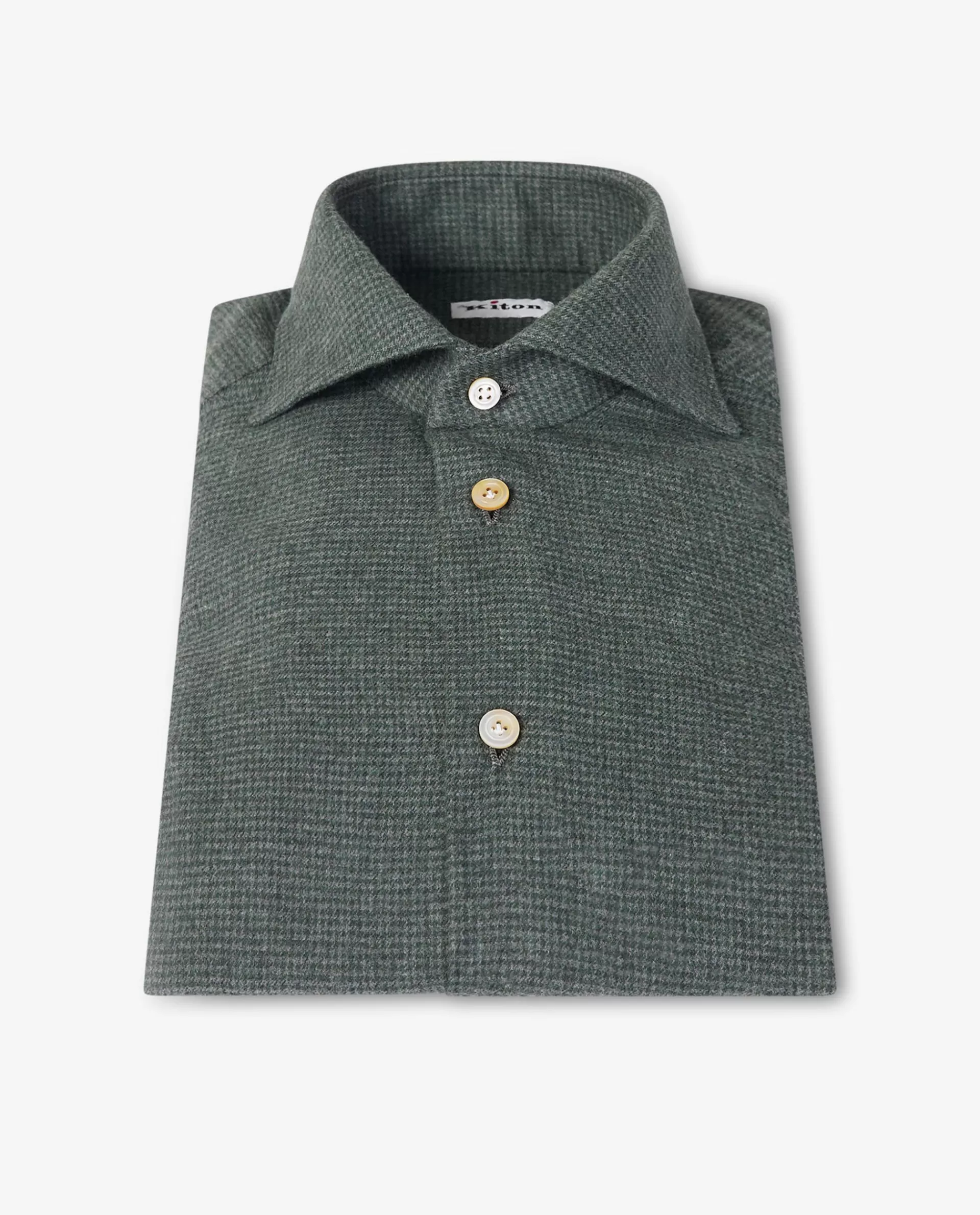 Sale Pied-De-Poule Shirt Mannen Shirts