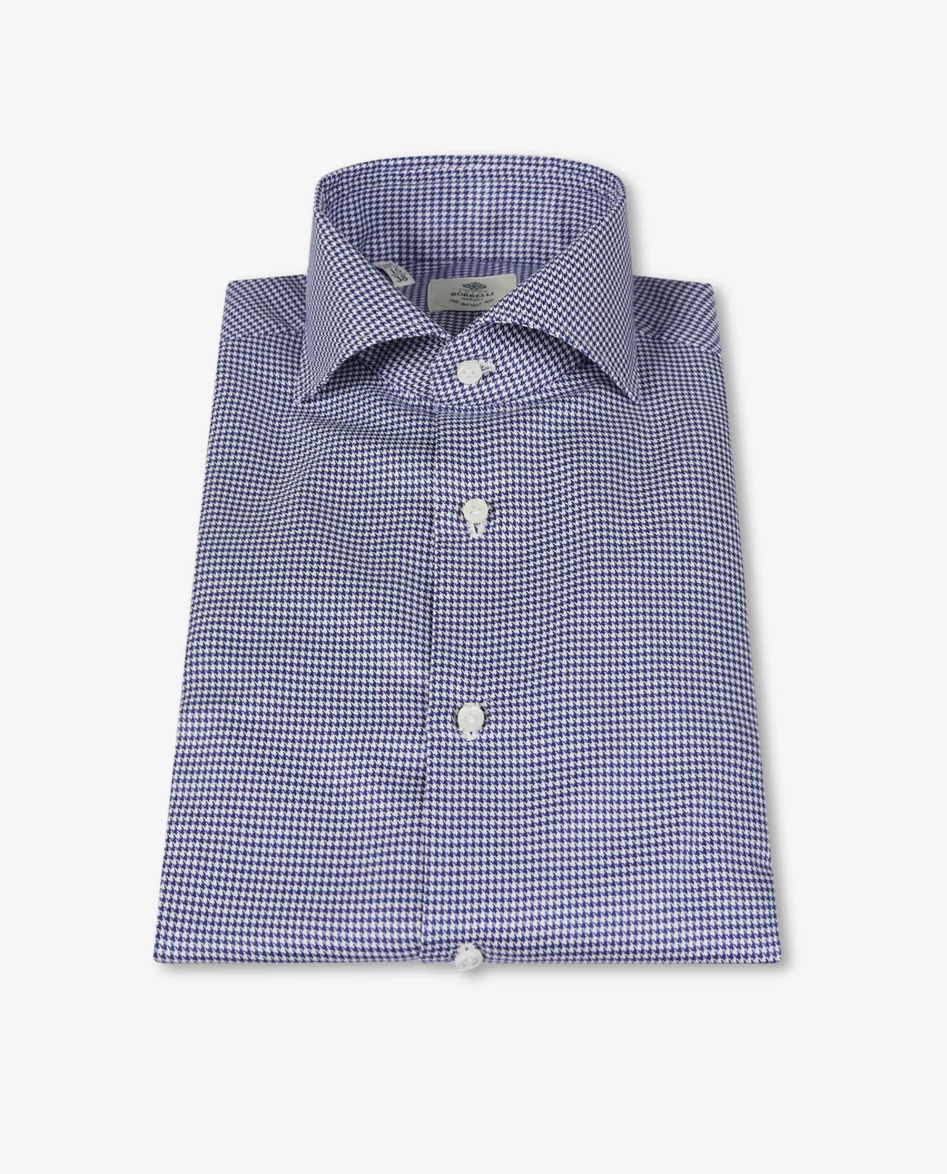 Store Pied-De-Poule Shirt Mannen Shirts