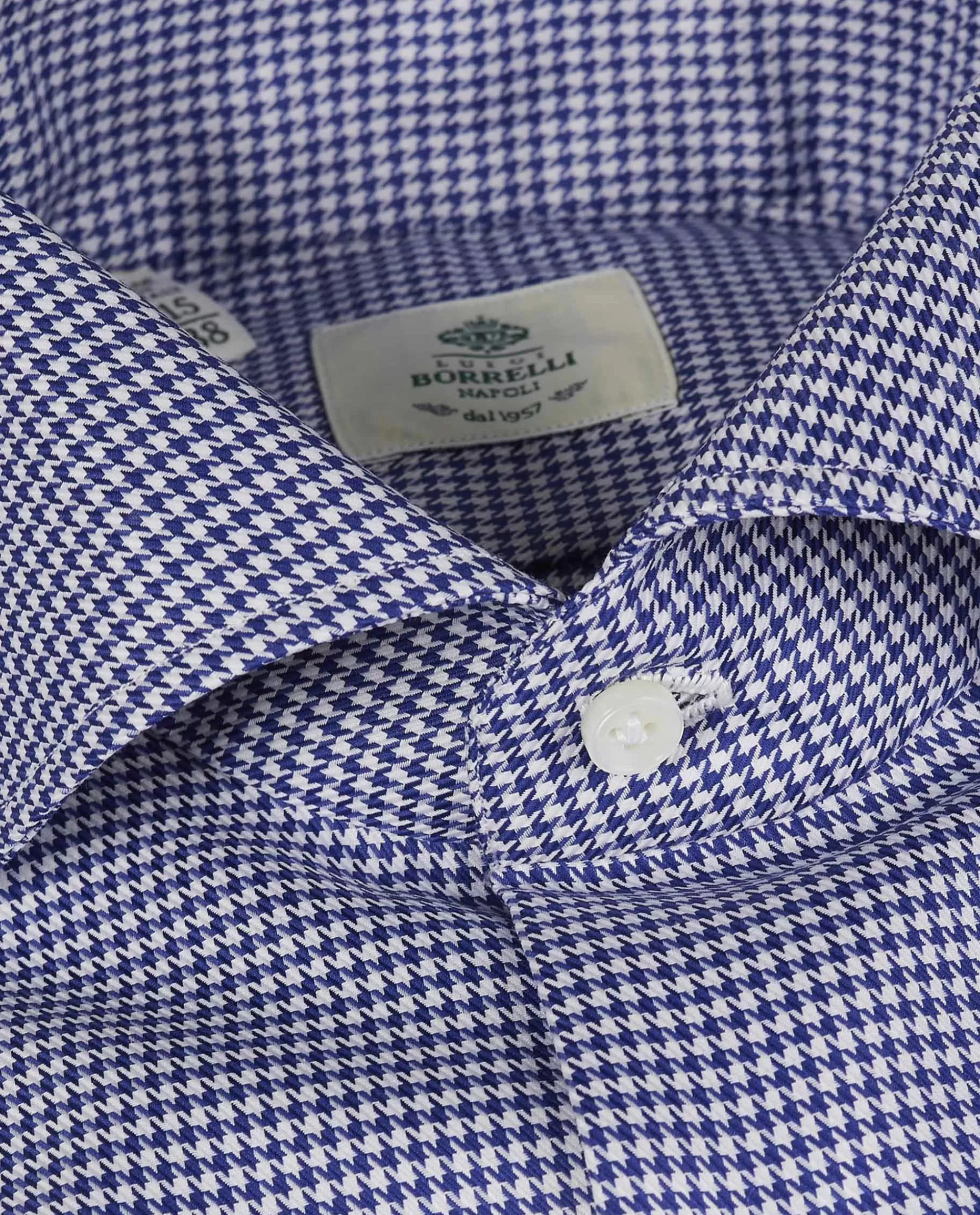 Store Pied-De-Poule Shirt Mannen Shirts