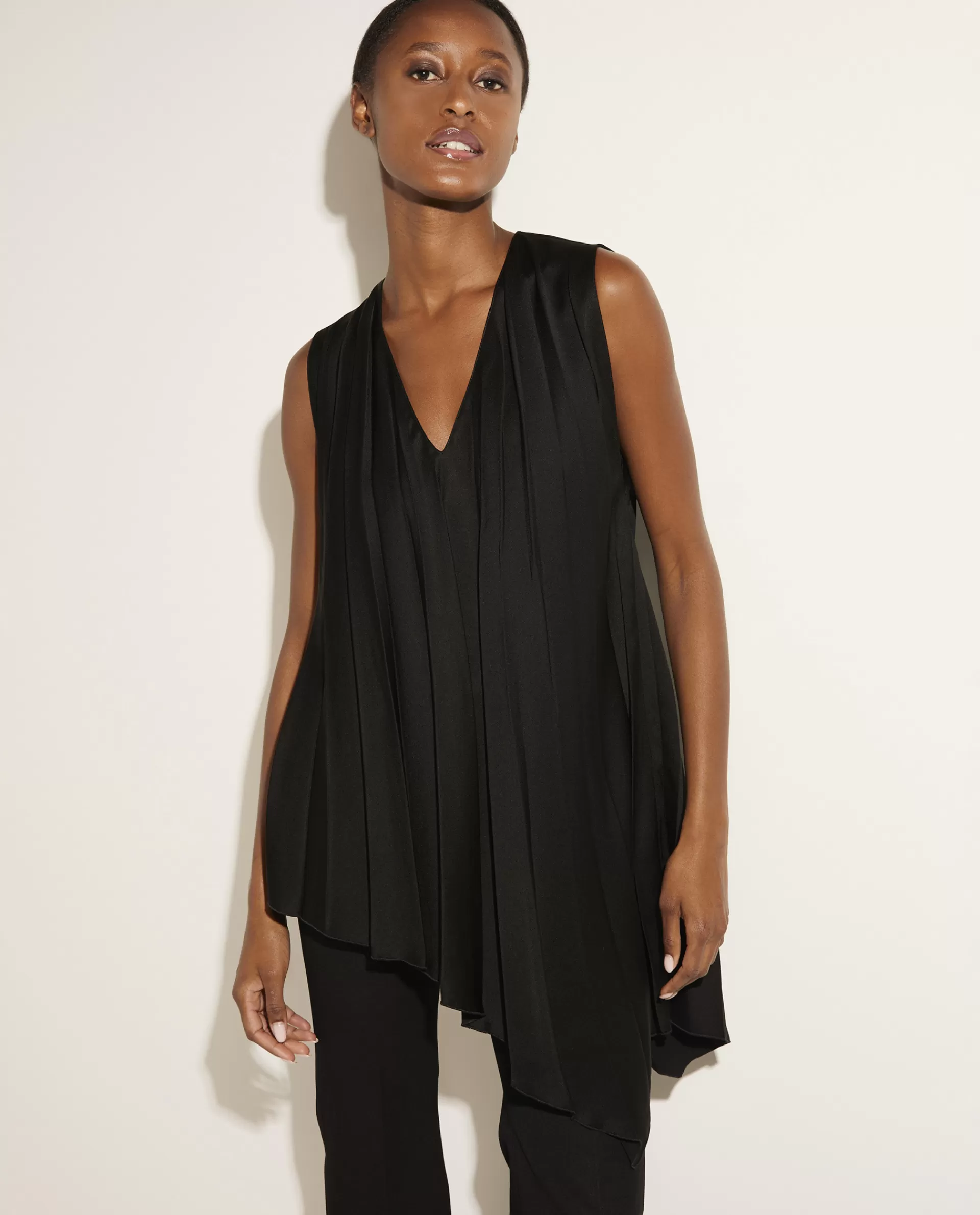 Cheap Plisse Blouse Vrouwen Tops