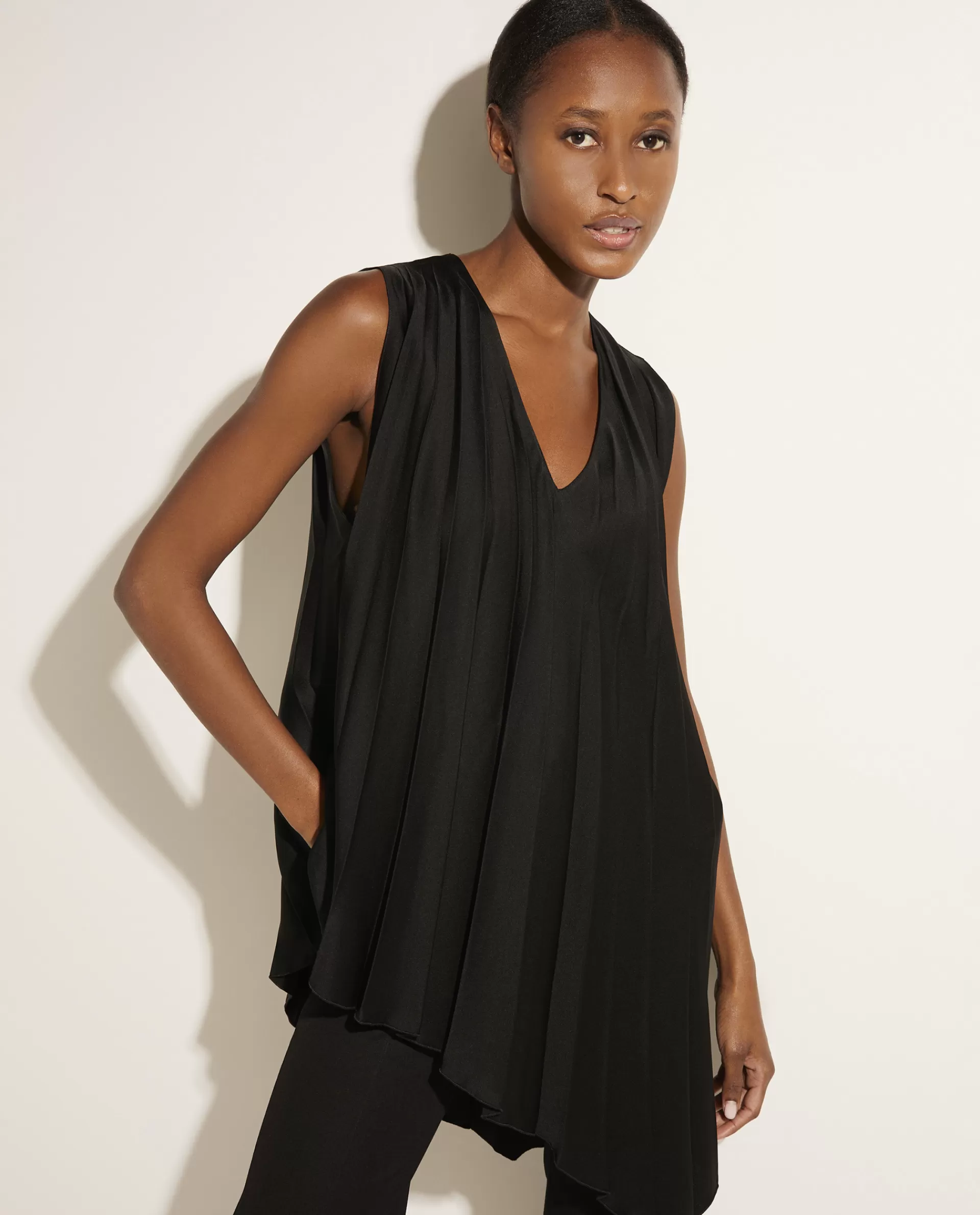 Cheap Plisse Blouse Vrouwen Tops