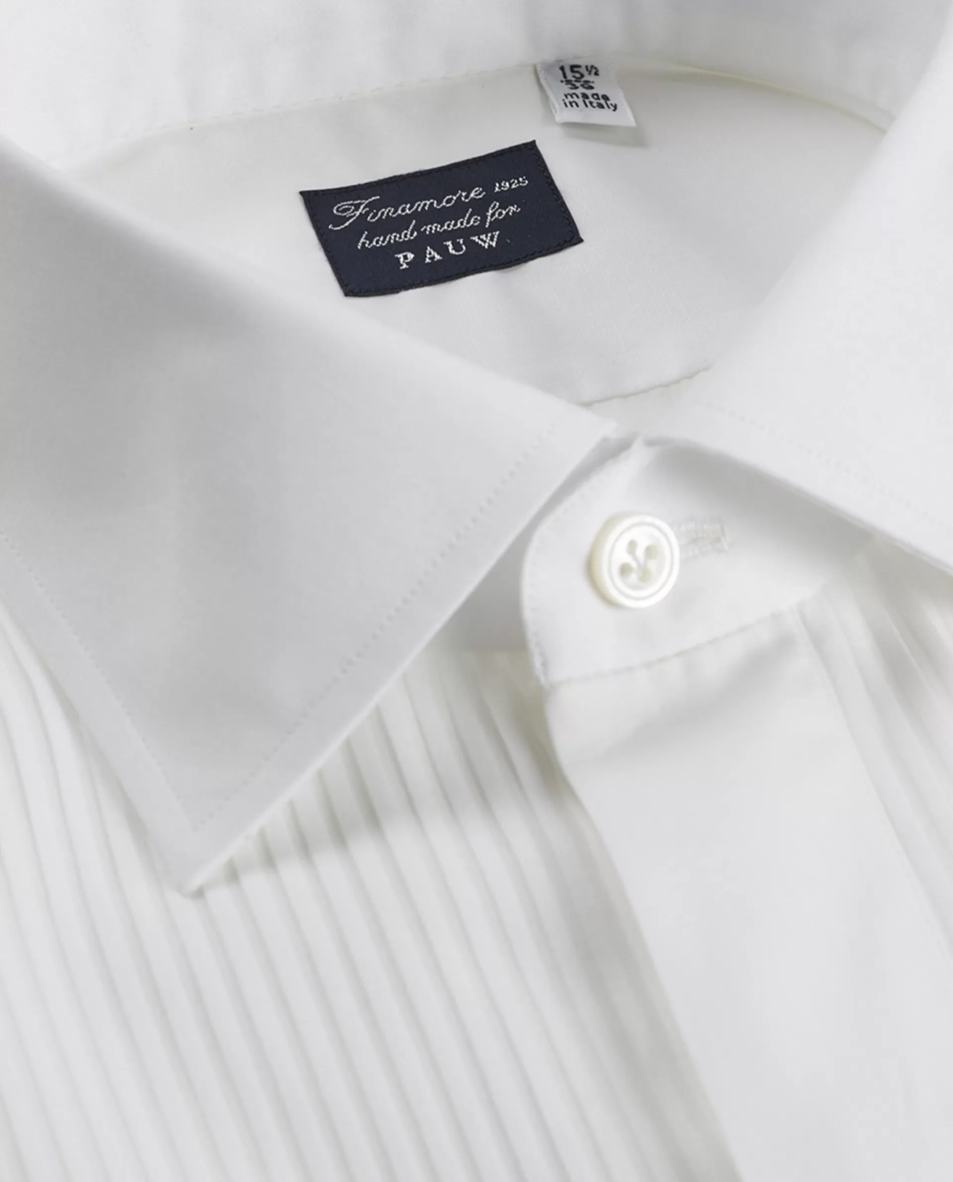 Online Plisse Smoking Shirt Mannen Shirts