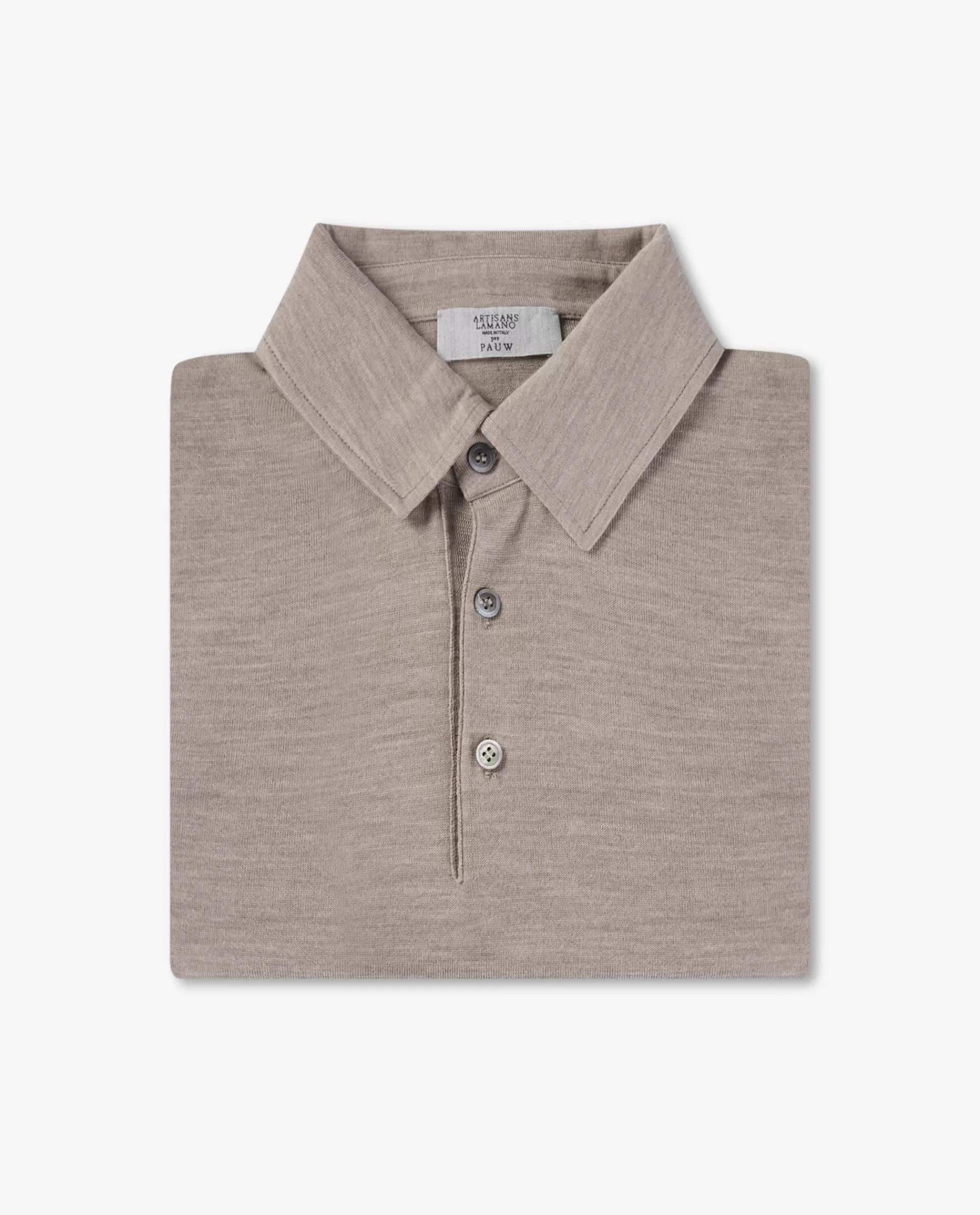 Store Polo Met Lange Mouwen Mannen Knitwear