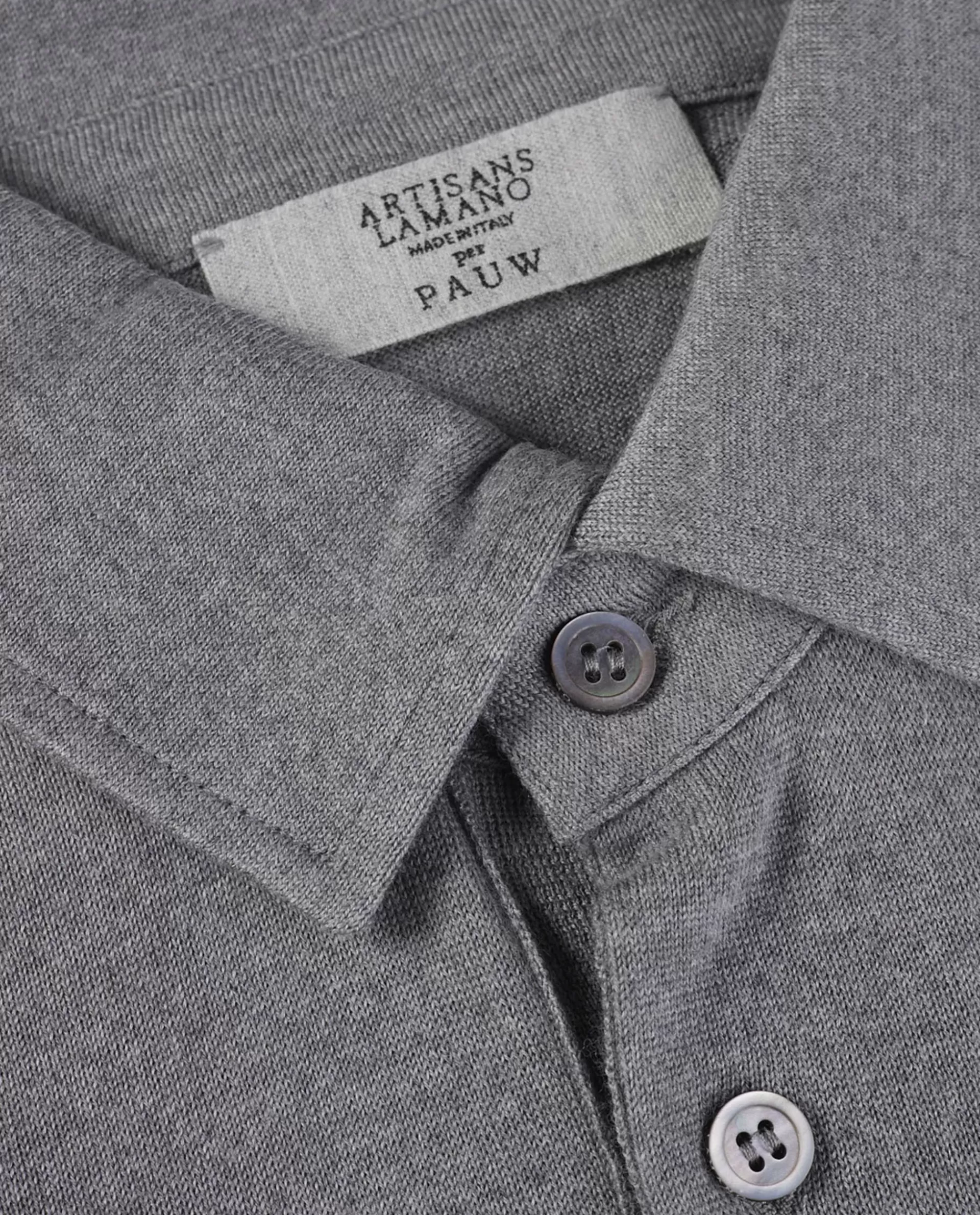 Clearance Polo Met Lange Mouwen Mannen Knitwear