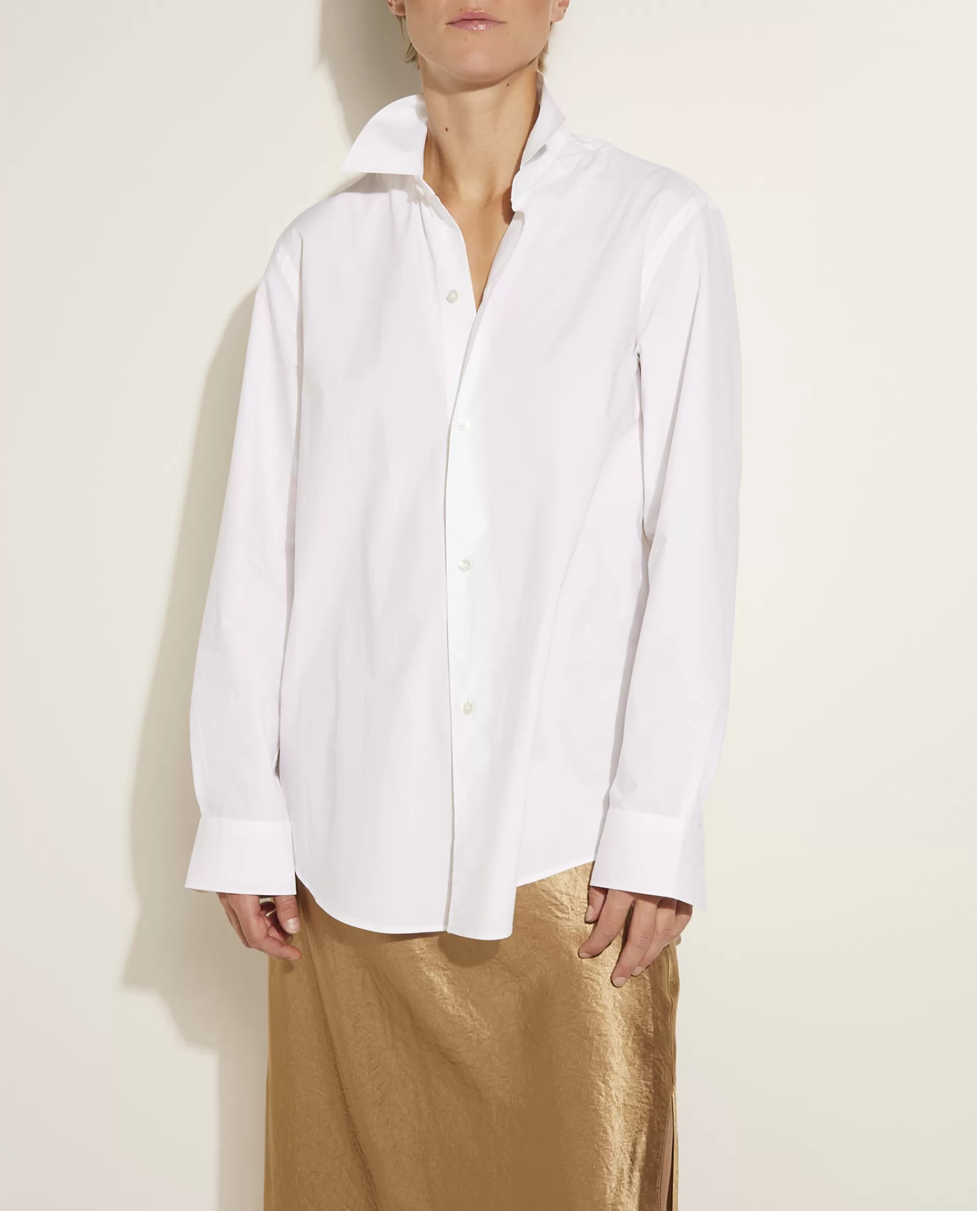 Flash Sale Poplin Katoenen Blouse Vrouwen Blouses
