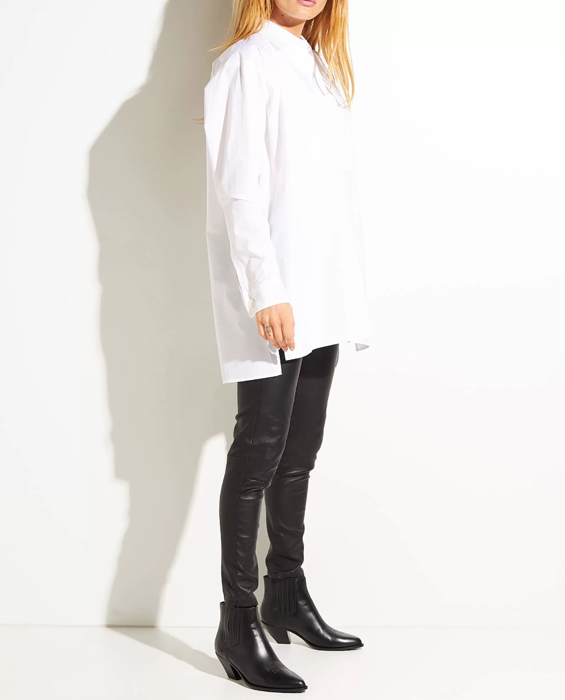 Best Sale Poplin Katoenen Blouse Vrouwen Blouses