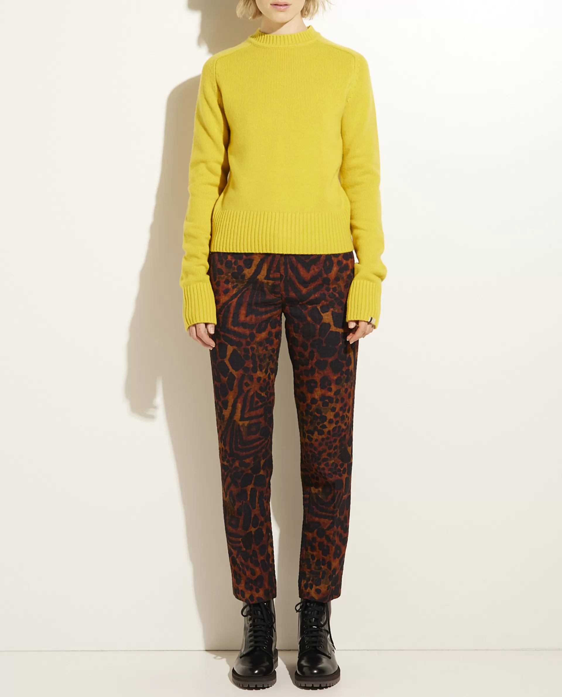 Store Rechte Broek Met Print Vrouwen Broeken