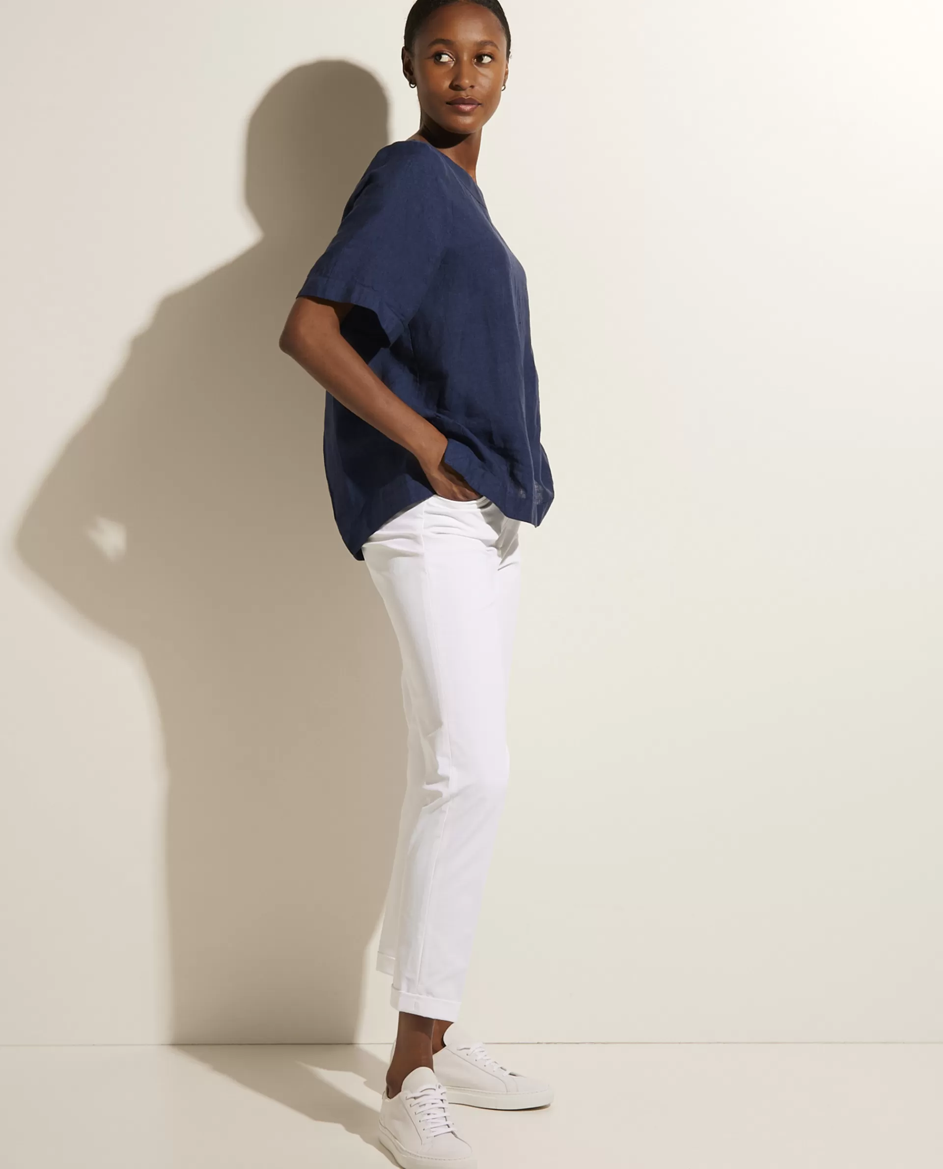 Online Rechte Broek Met Stretch Vrouwen Broeken