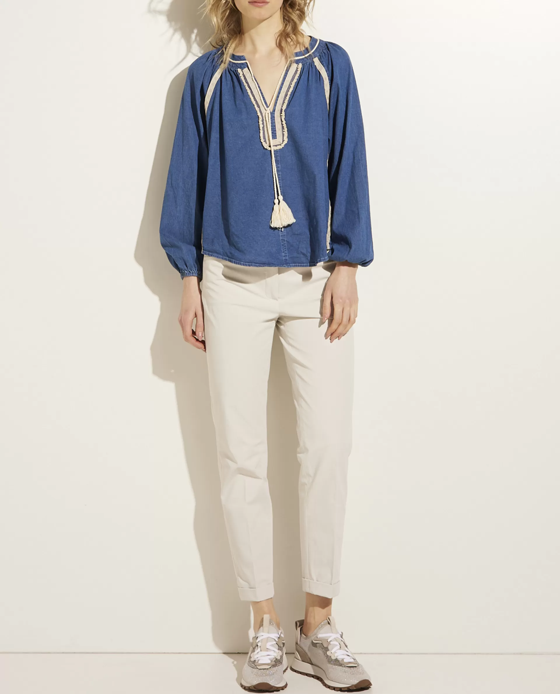 Best Sale Rechte Broek Met Stretch Vrouwen Broeken