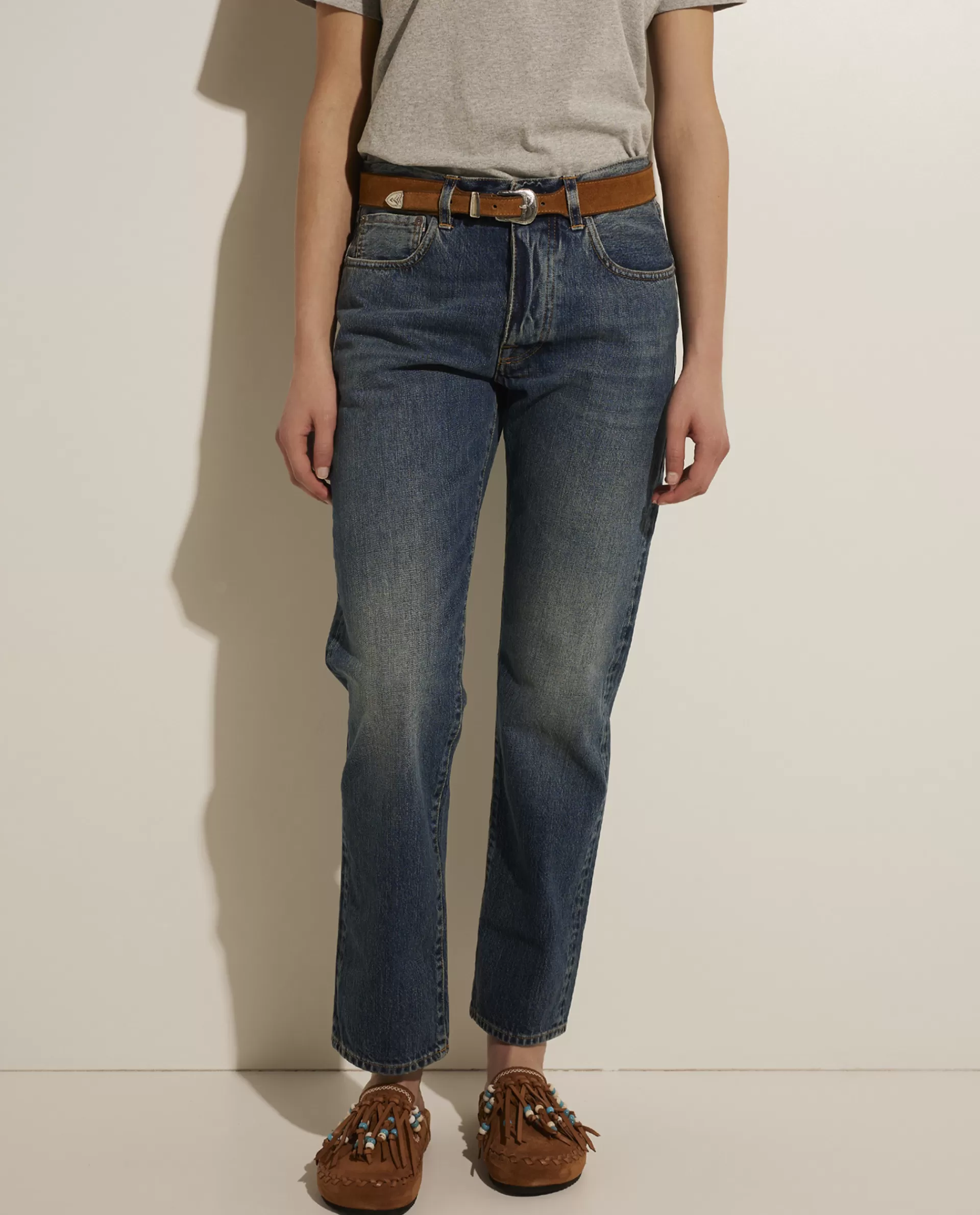 Clearance Rechte Jeans Vrouwen Broeken