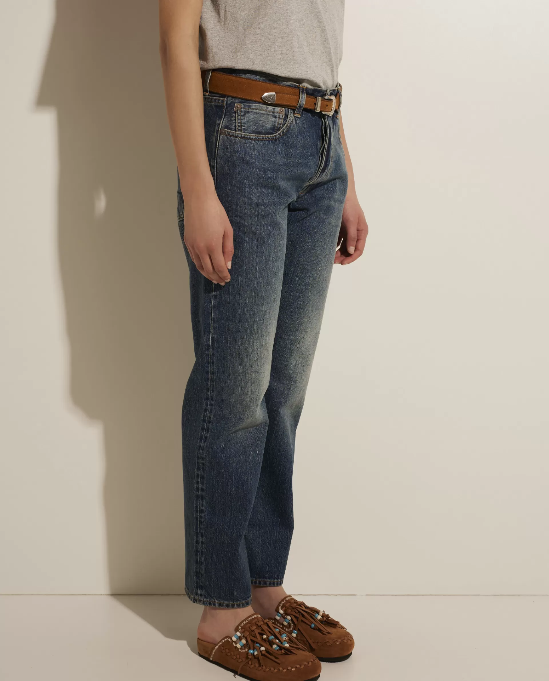 Clearance Rechte Jeans Vrouwen Broeken
