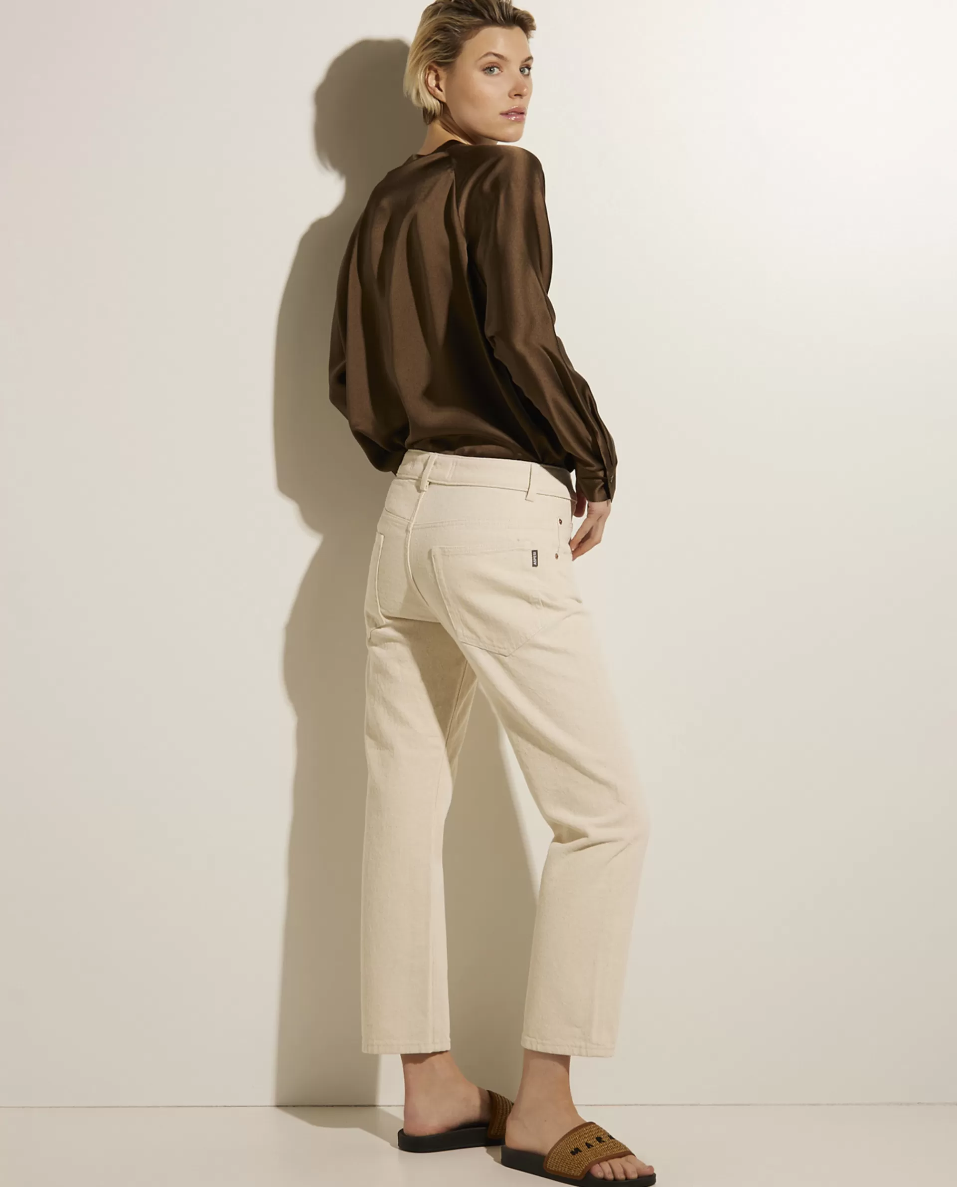 Online Rechte Jeans Vrouwen Broeken