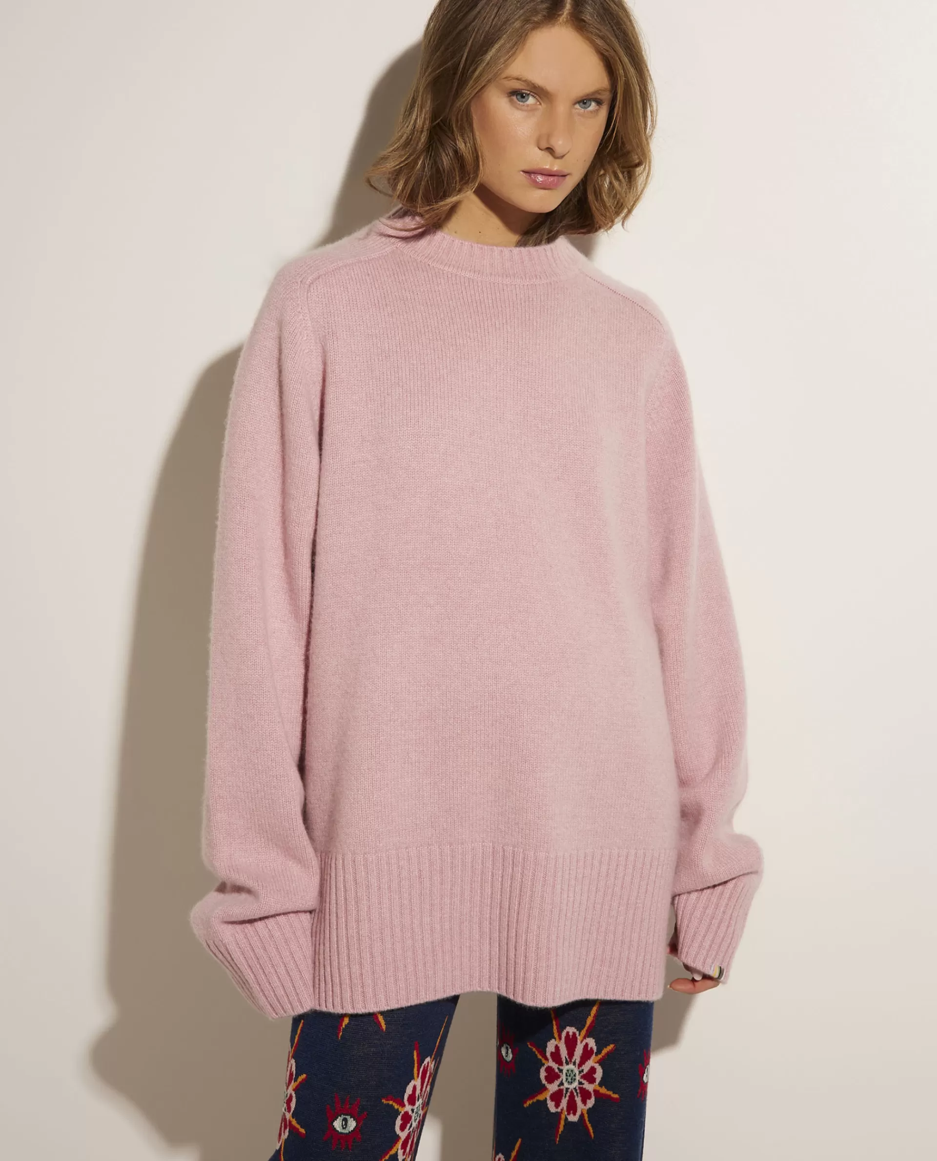 Outlet Ruime Cashmere Sweater Vrouwen Knitwear