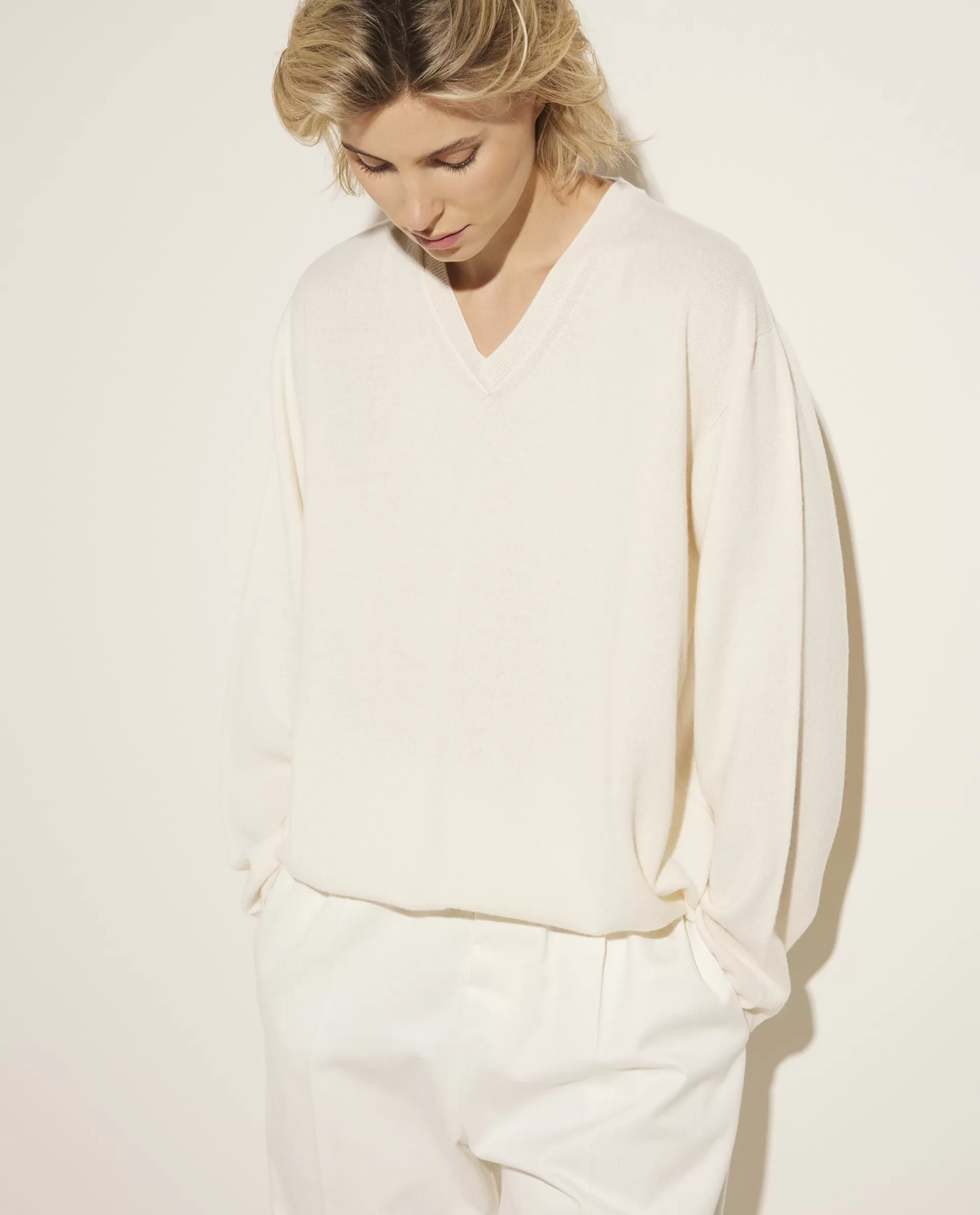 Cheap Ruime Cashmere Sweater Vrouwen Knitwear