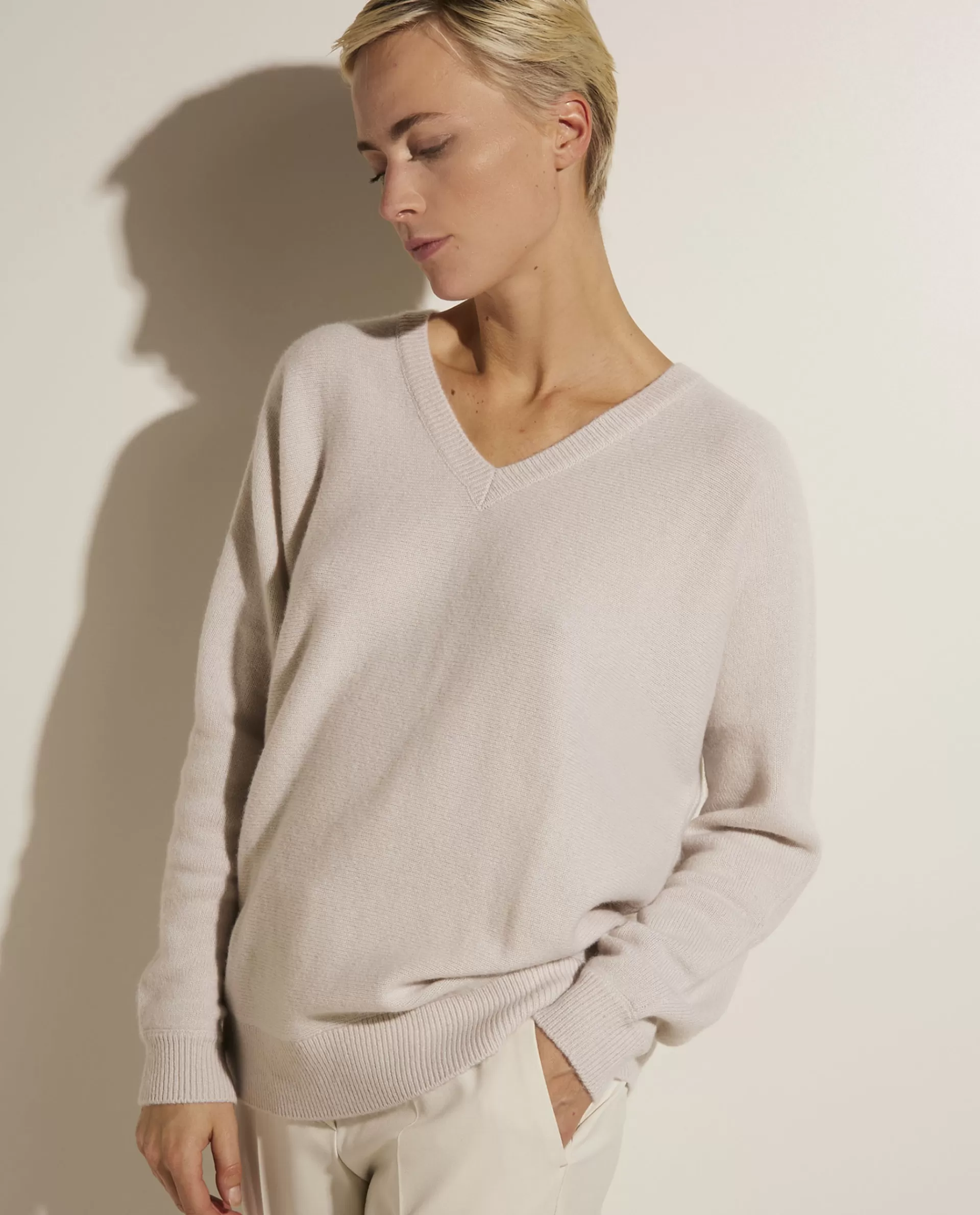 Clearance Ruime Cashmere Trui Vrouwen Knitwear