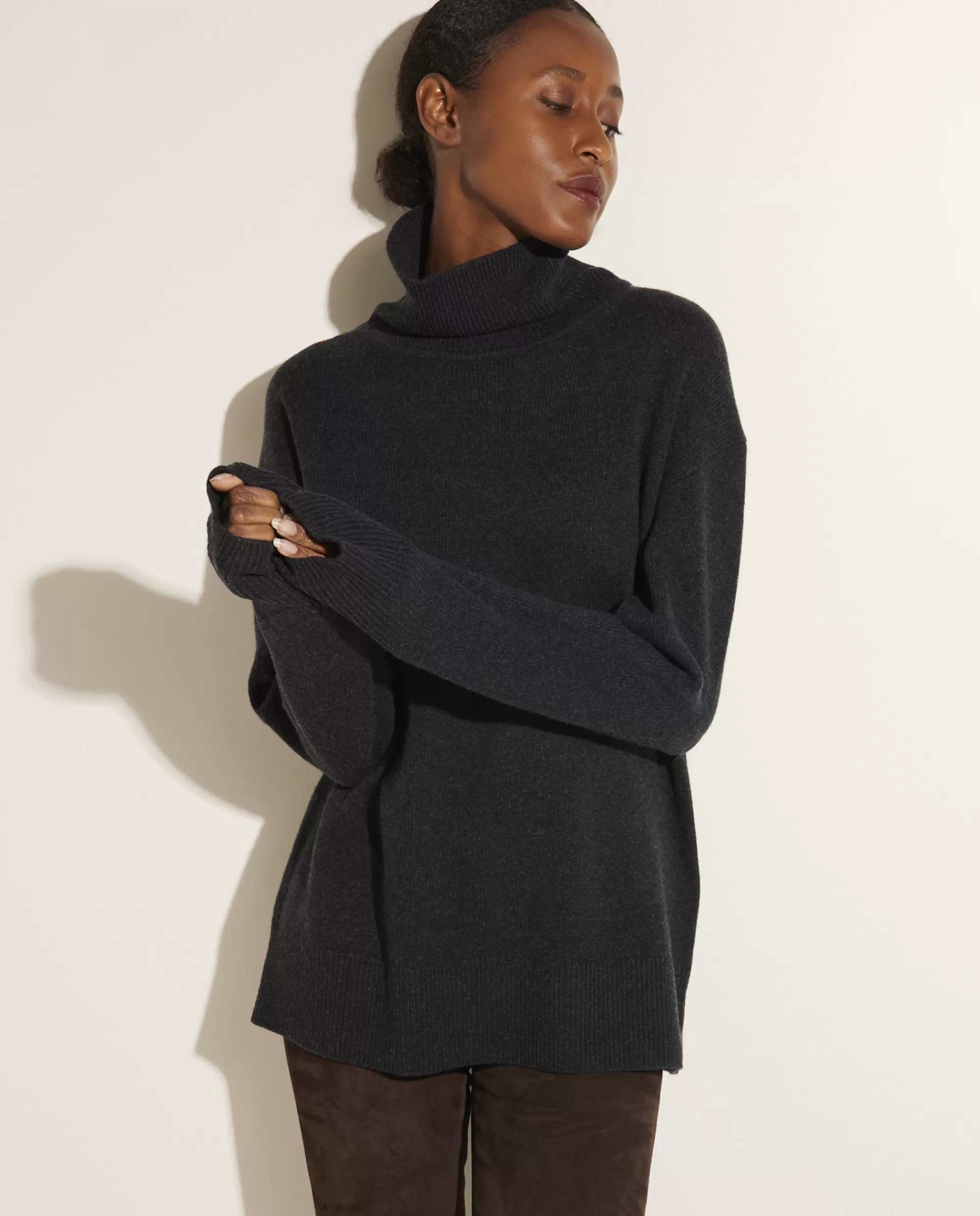 Outlet Ruime Wollen Coltrui Vrouwen Knitwear