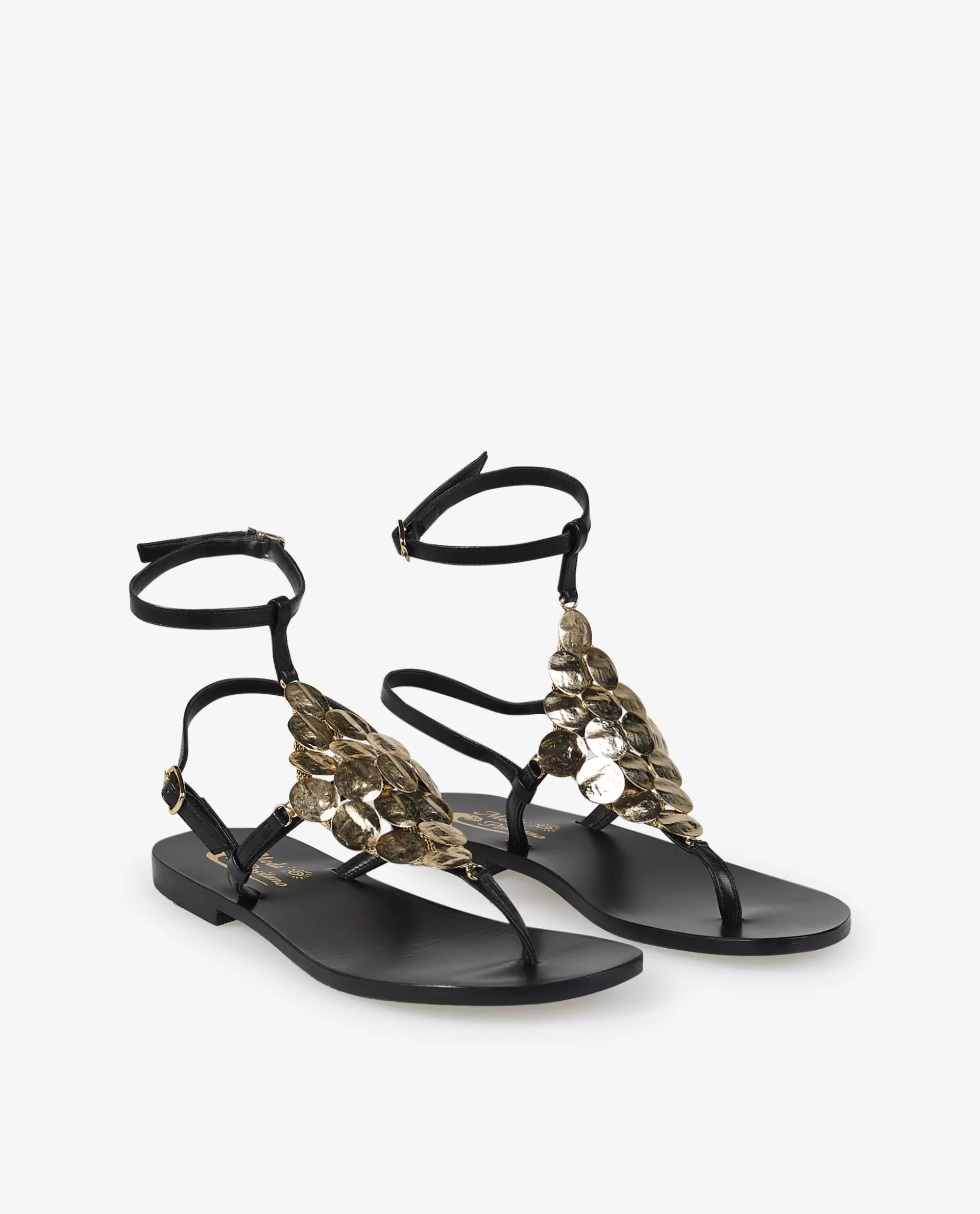 Best Sandalen Met Gouden Details Vrouwen Schoenen