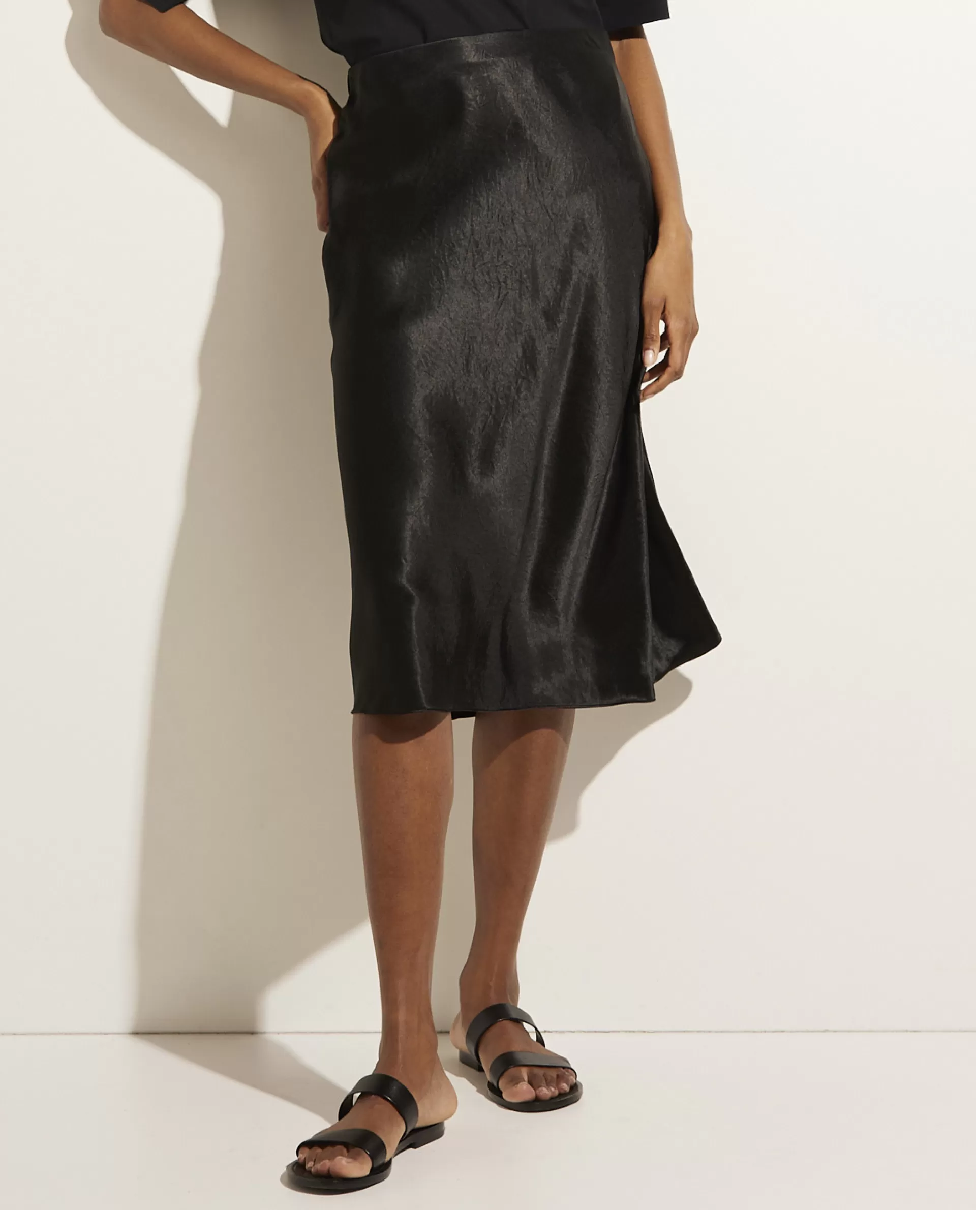 Fashion Satijnen Midi Rok Vrouwen Rokken