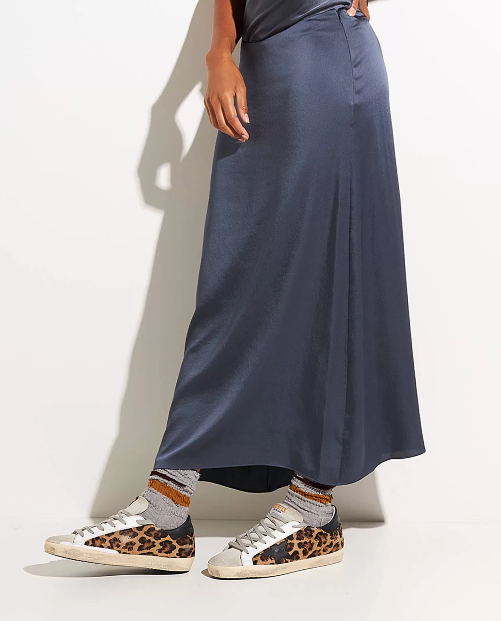 Hot Satijnen Midi Rok Vrouwen Rokken