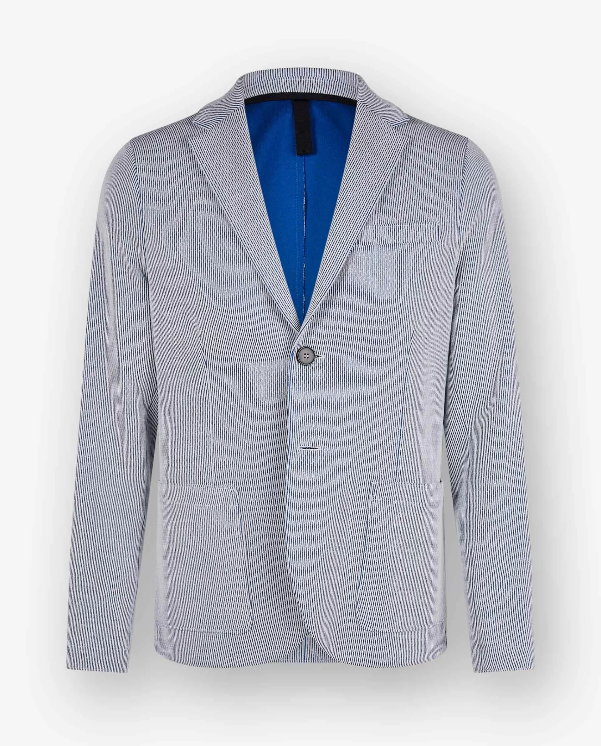 Hot Seersucker Blazer Mannen Jasjes