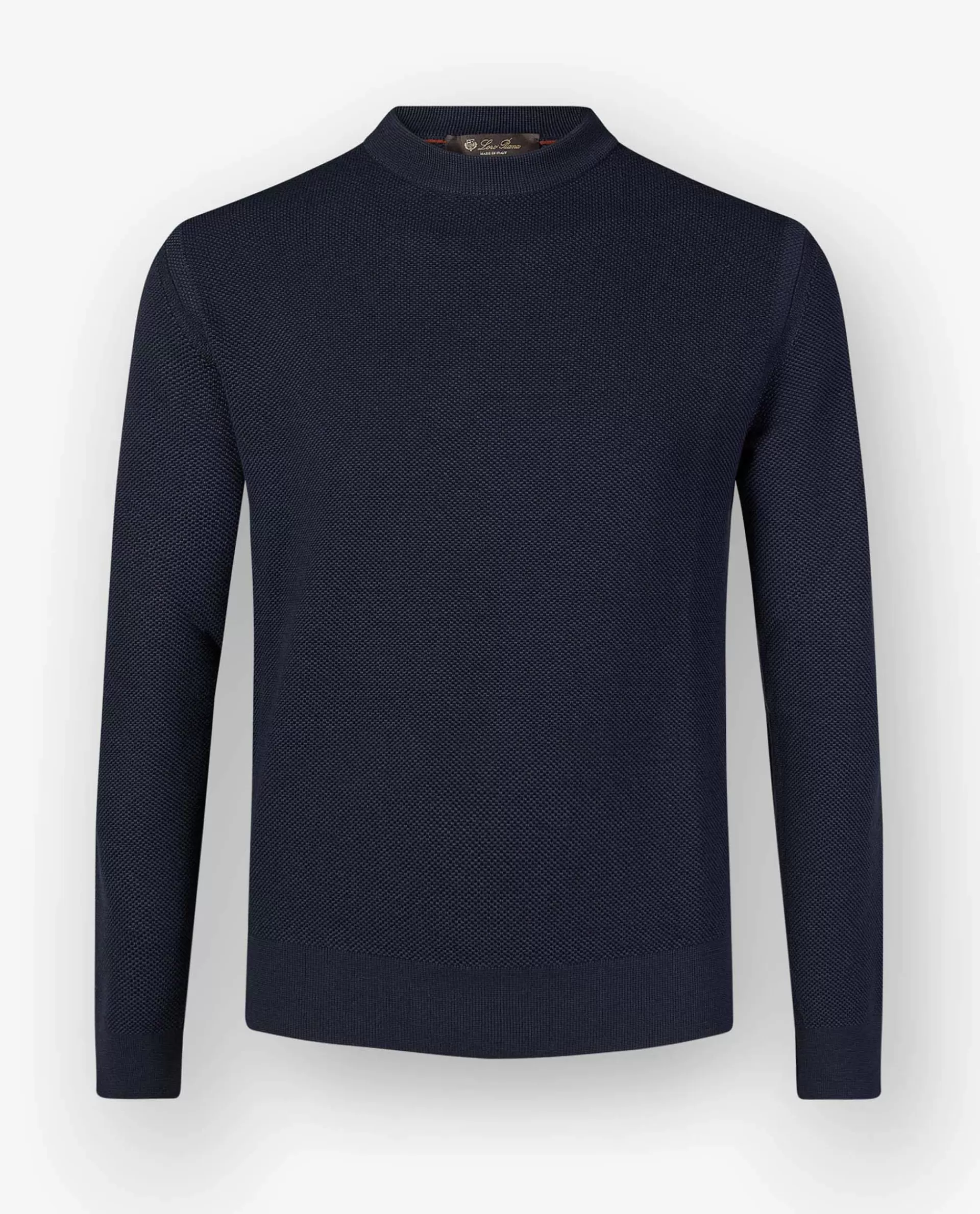 Cheap Silk Cashmere Girocollo Ribble Sweater Mannen Knitwear
