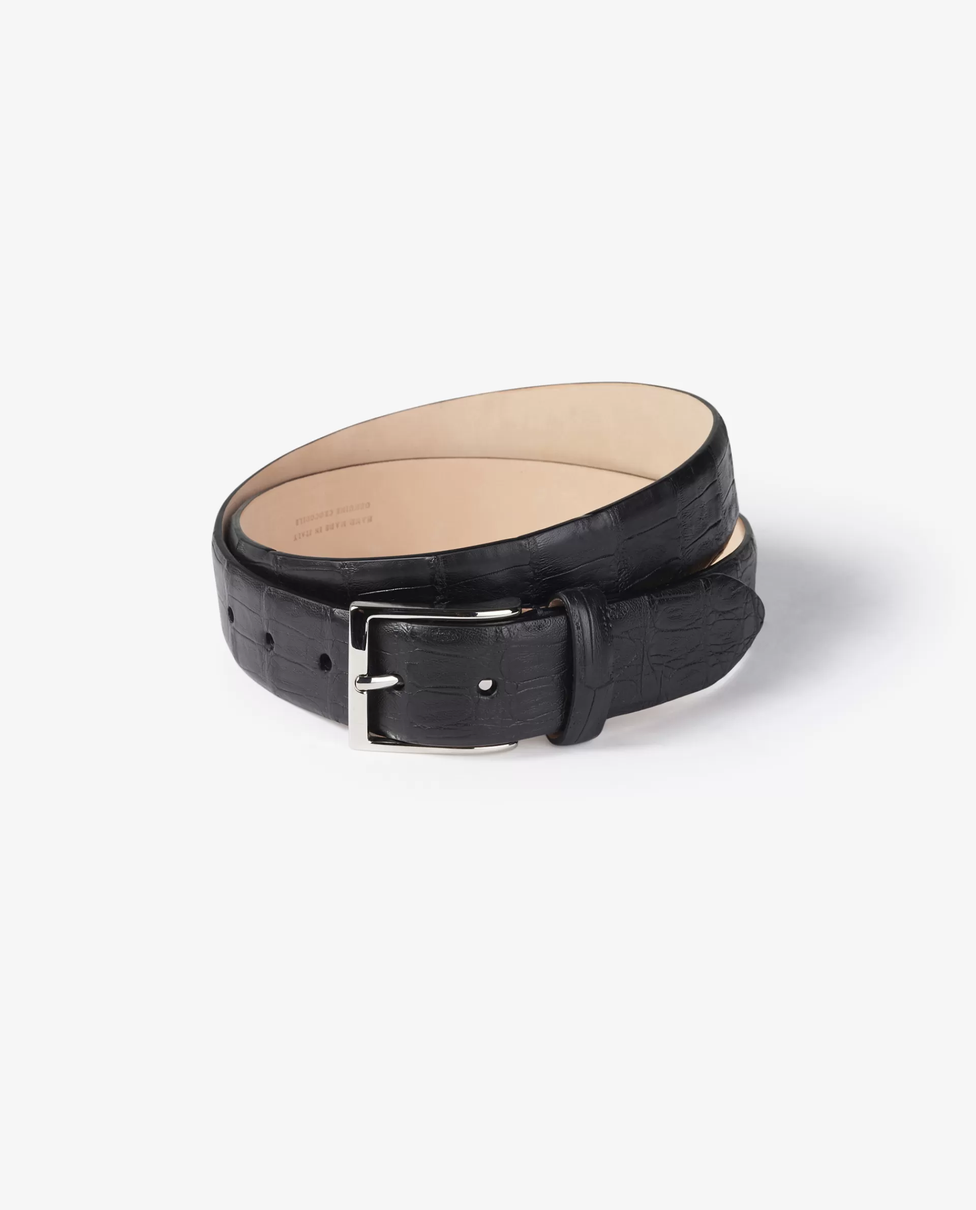New Smalle Krokodillen Leren Riem Mannen Riemen