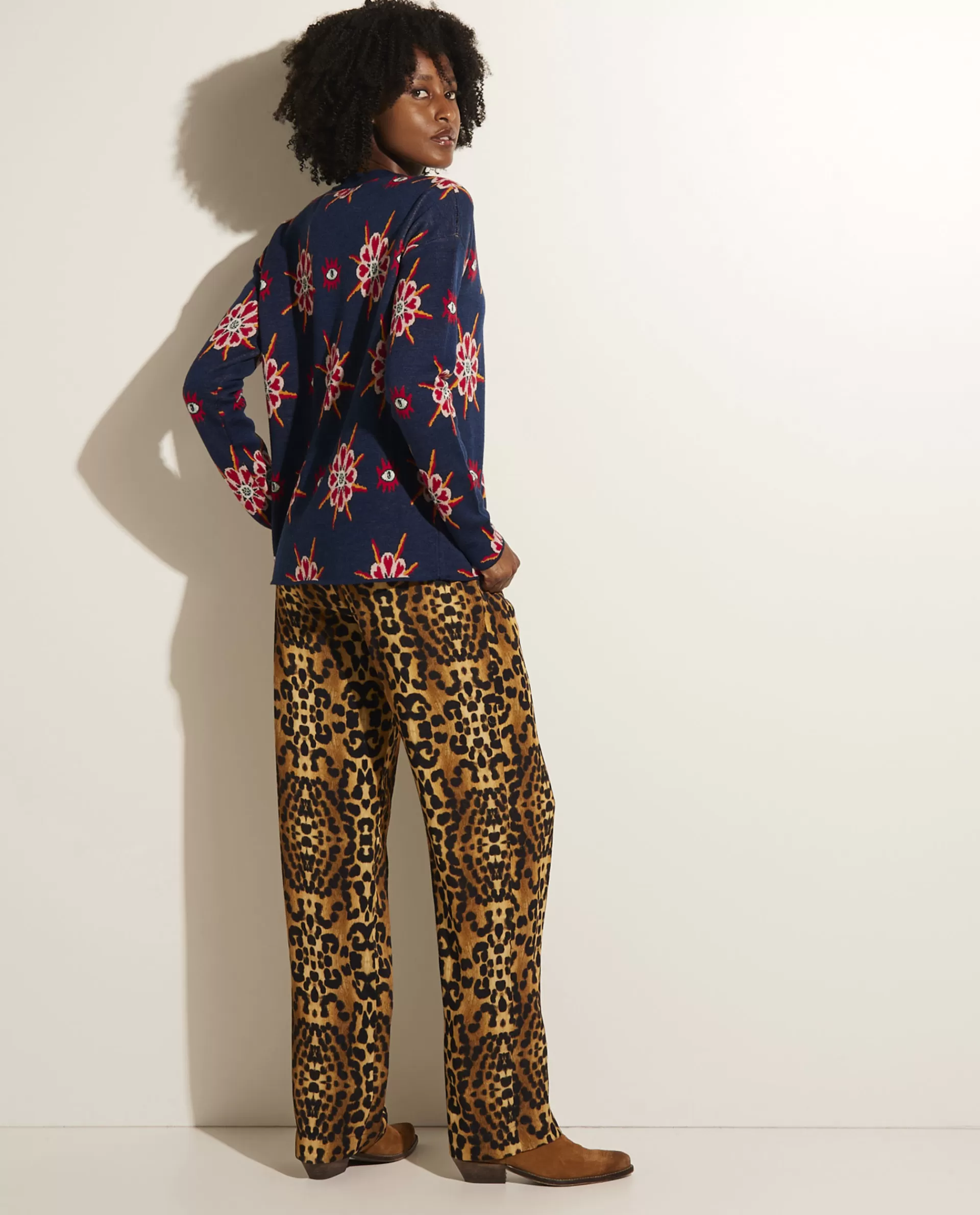 Best Soepele Broek Met Print Vrouwen Broeken